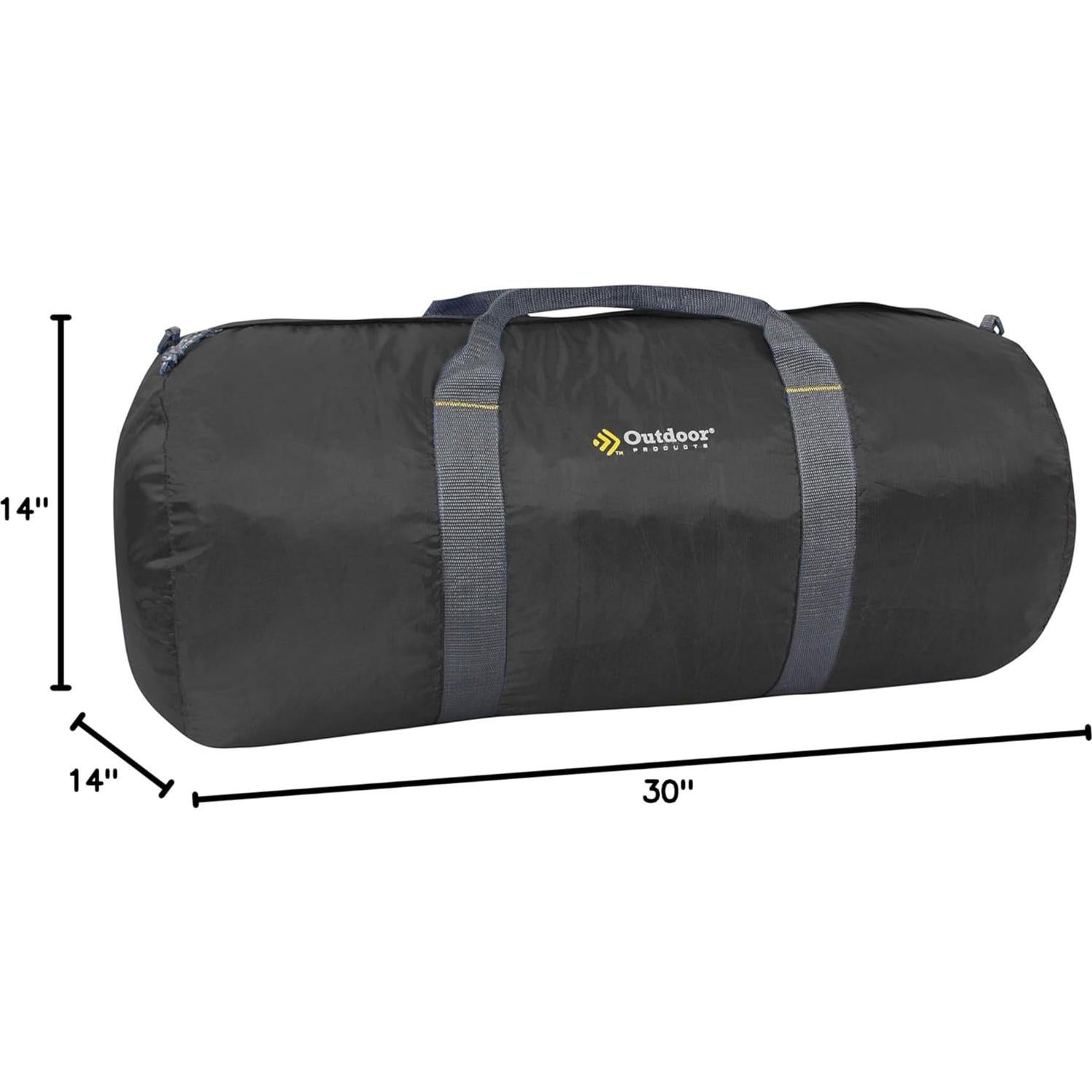 Bolsa de viaje Deluxe Outdoor Products 30.48x60.96cm Negra
