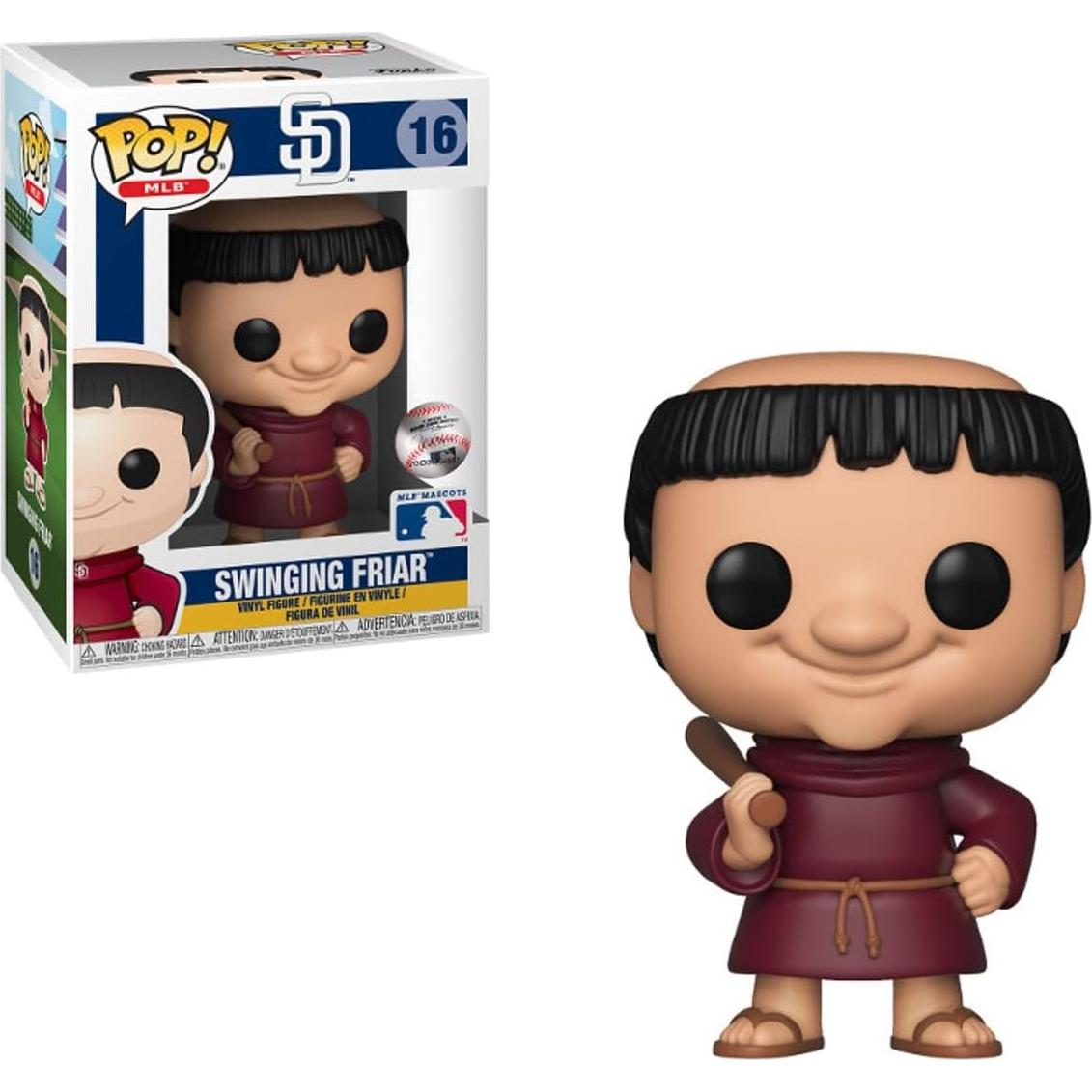 Figura de Vinilo Funko MLB Padres Swinging Friar 9,53 cm