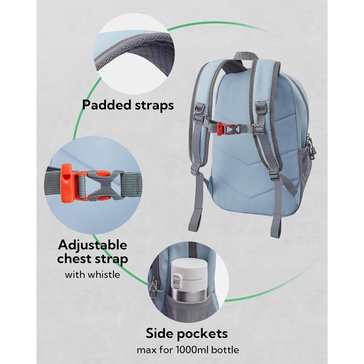 Mochila de Senderismo WATERFLY 12L Unisex Azul Claro