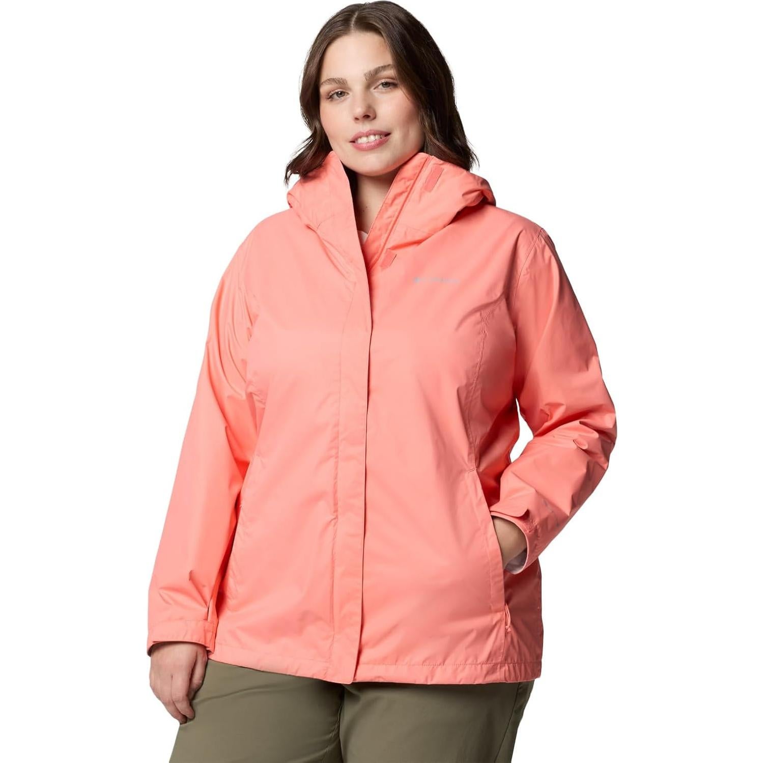 Chaqueta de Lluvia Columbia Arcadia II Mujer X-Pequeña Alpenglow