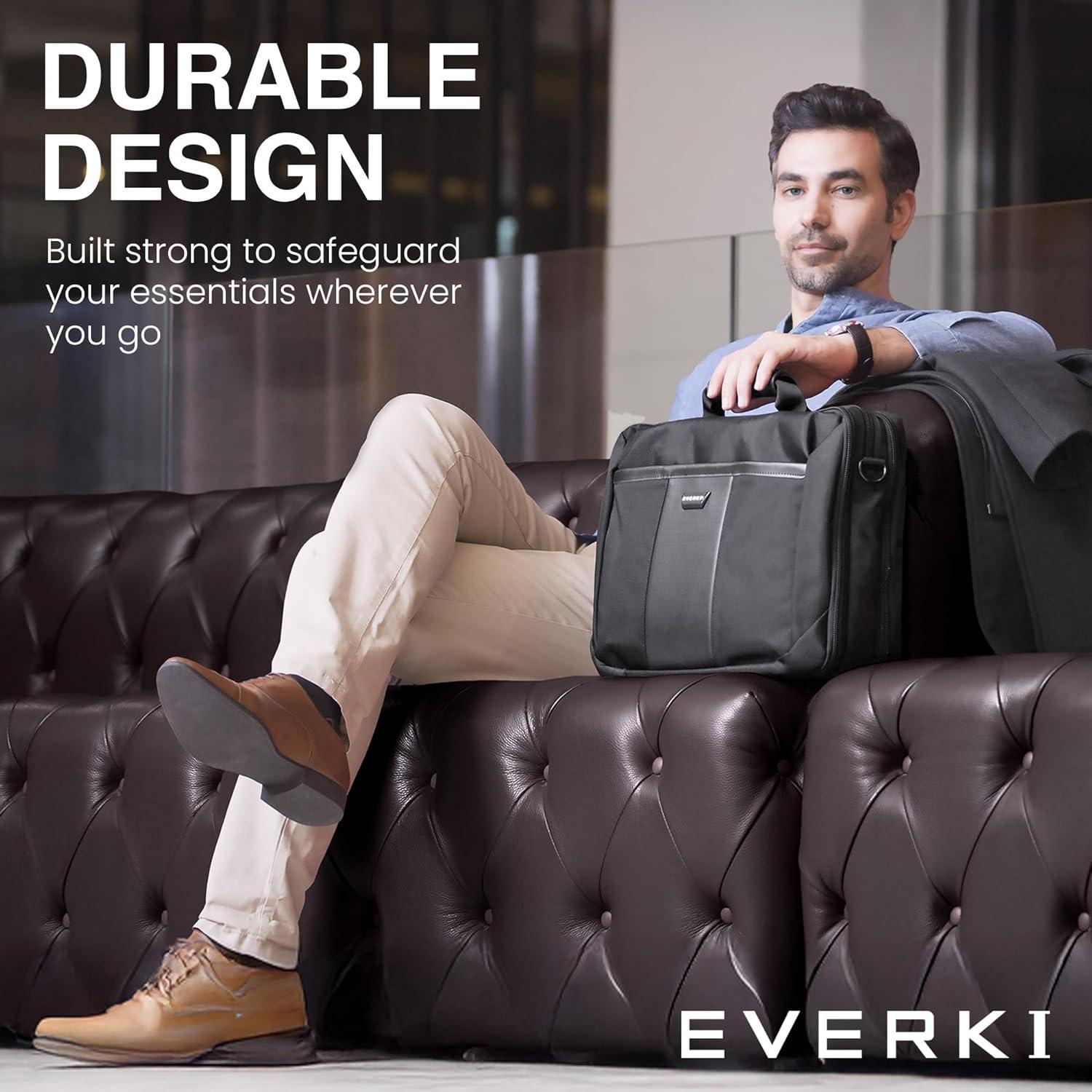 Maletín para Laptop EVERKI Versa 17.3" Negro Resistente