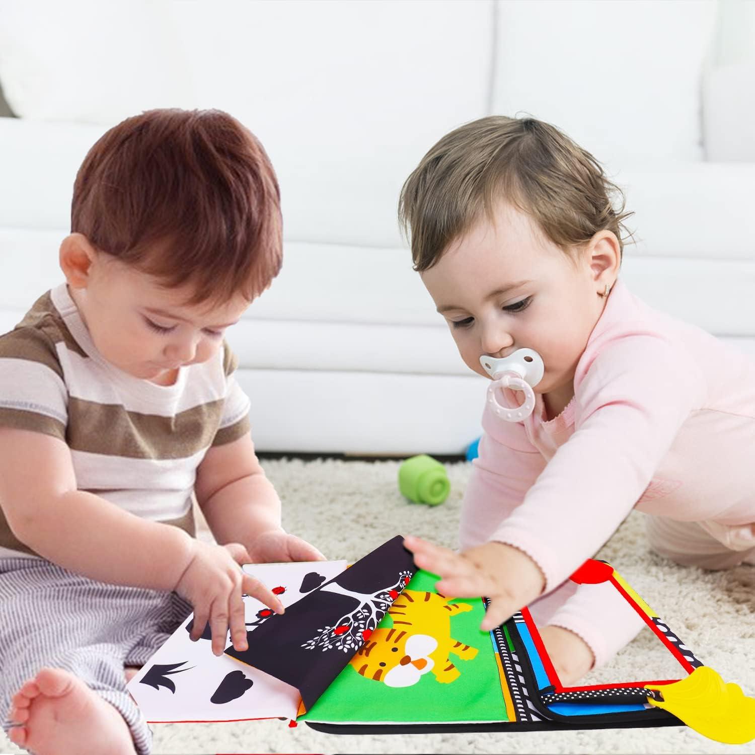 Espejo Tummy Time Bebés Thremhoo con Libro Sensorial