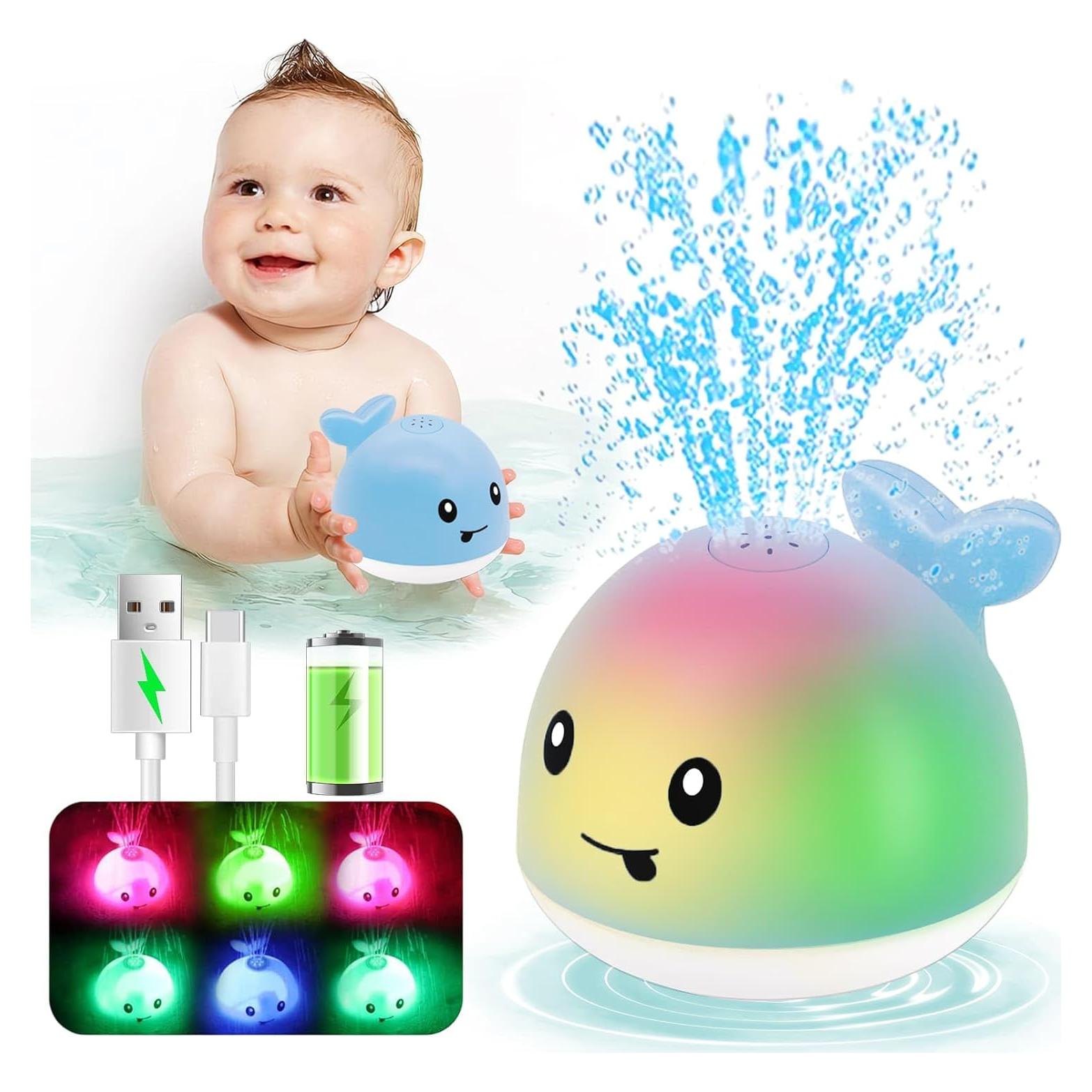 Juguete de Baño Ballena PARHILYAR Iluminado 12,7 cm