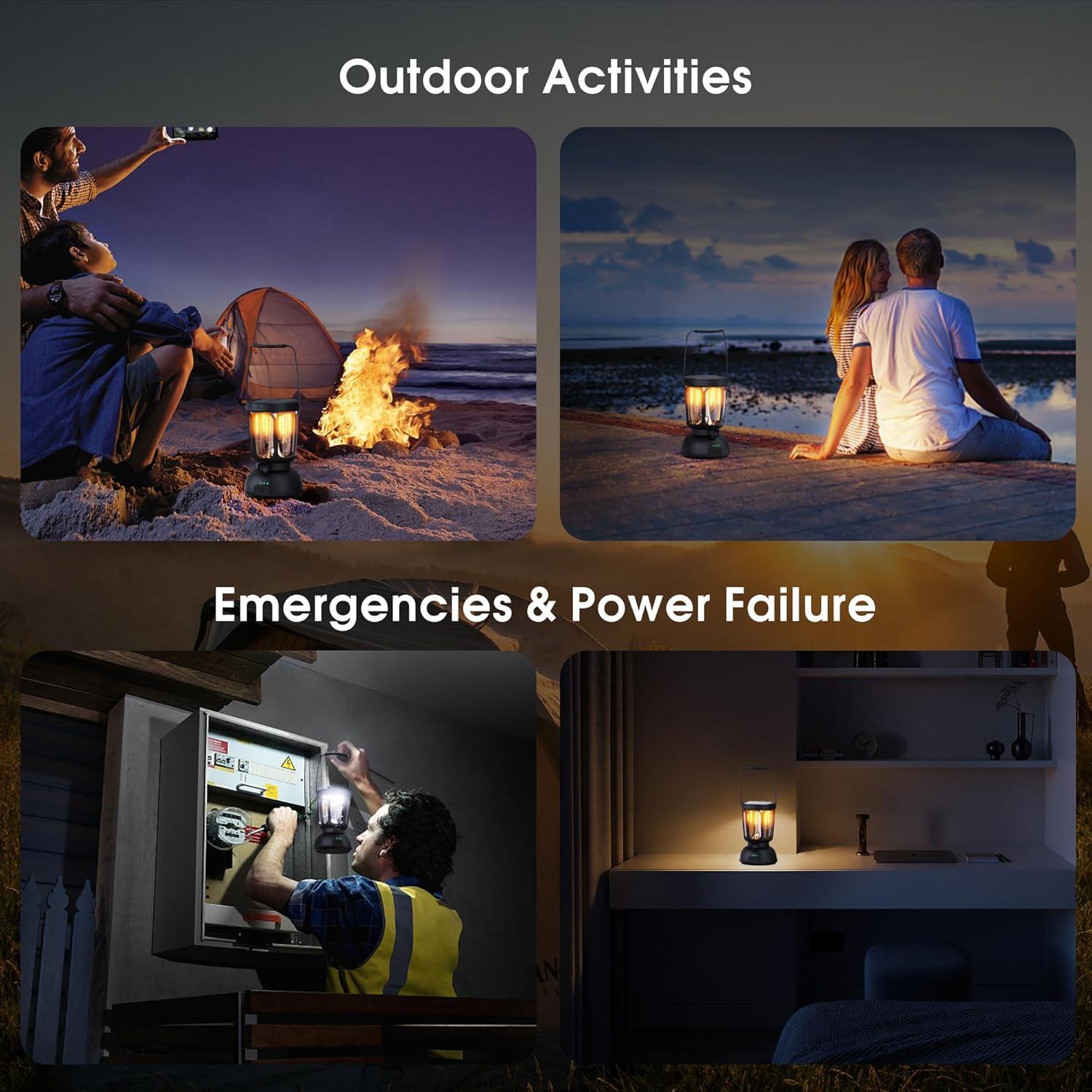 Linterna de Camping LED Mesqool 6000mAh 650LM IPX4