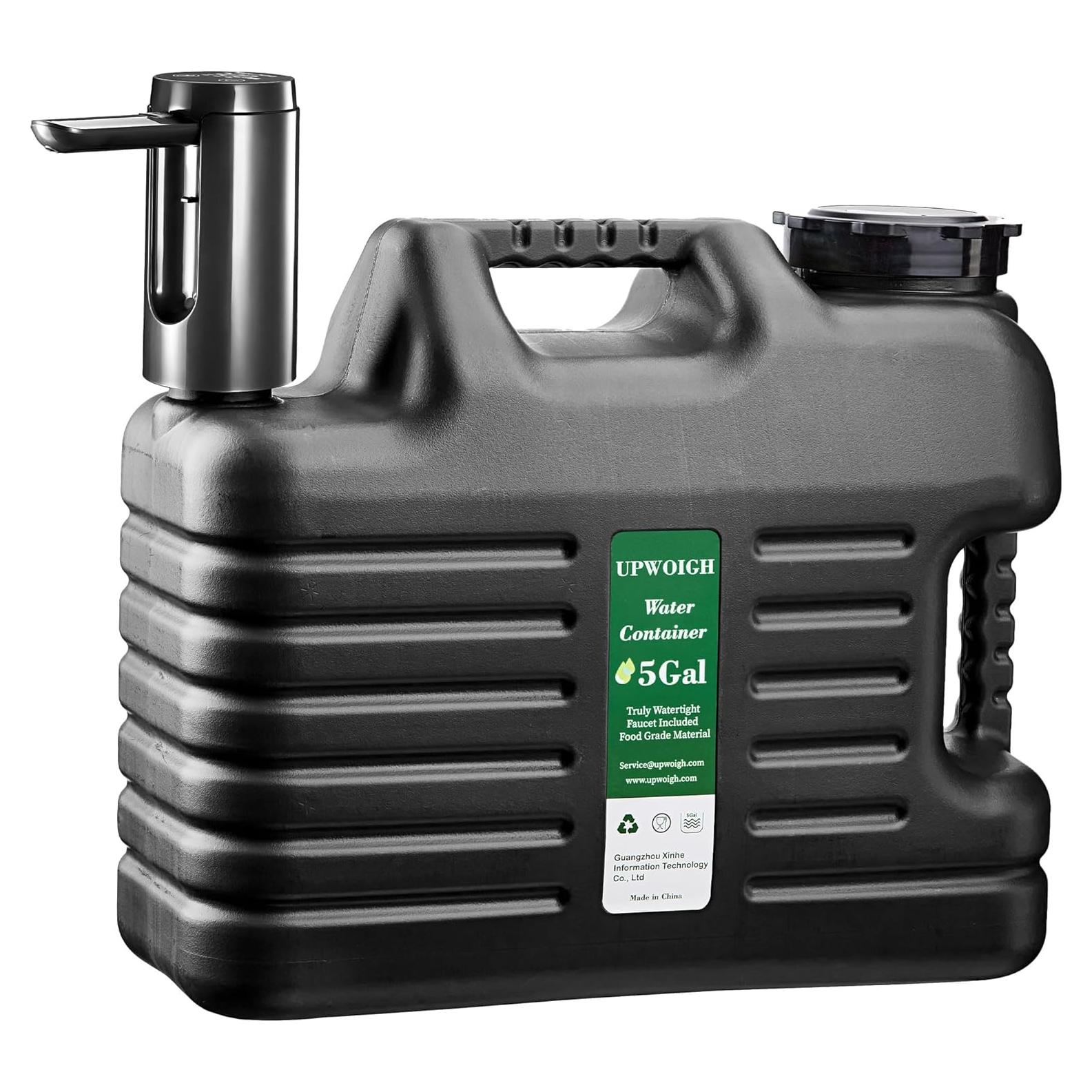 Jarra de Agua Portátil 19 Litros UPWOIGH con Bomba Táctil Negra