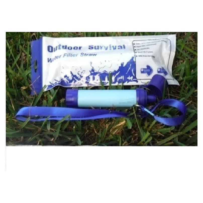 Filtro de Agua Portátil Galaxy con Pajilla 17.8 cm - Camping y Emergencias