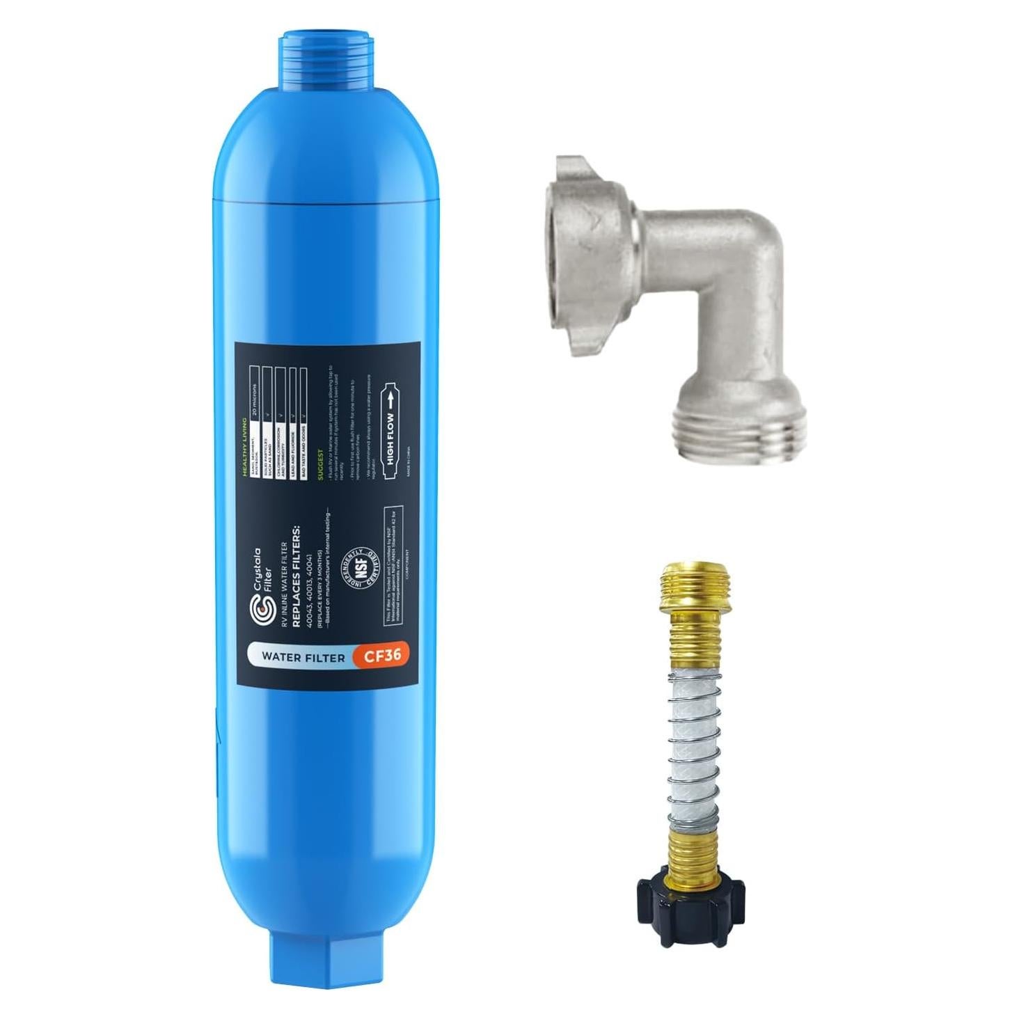 Filtro de Agua Crystala para RV y Camper - 1 Cuenta