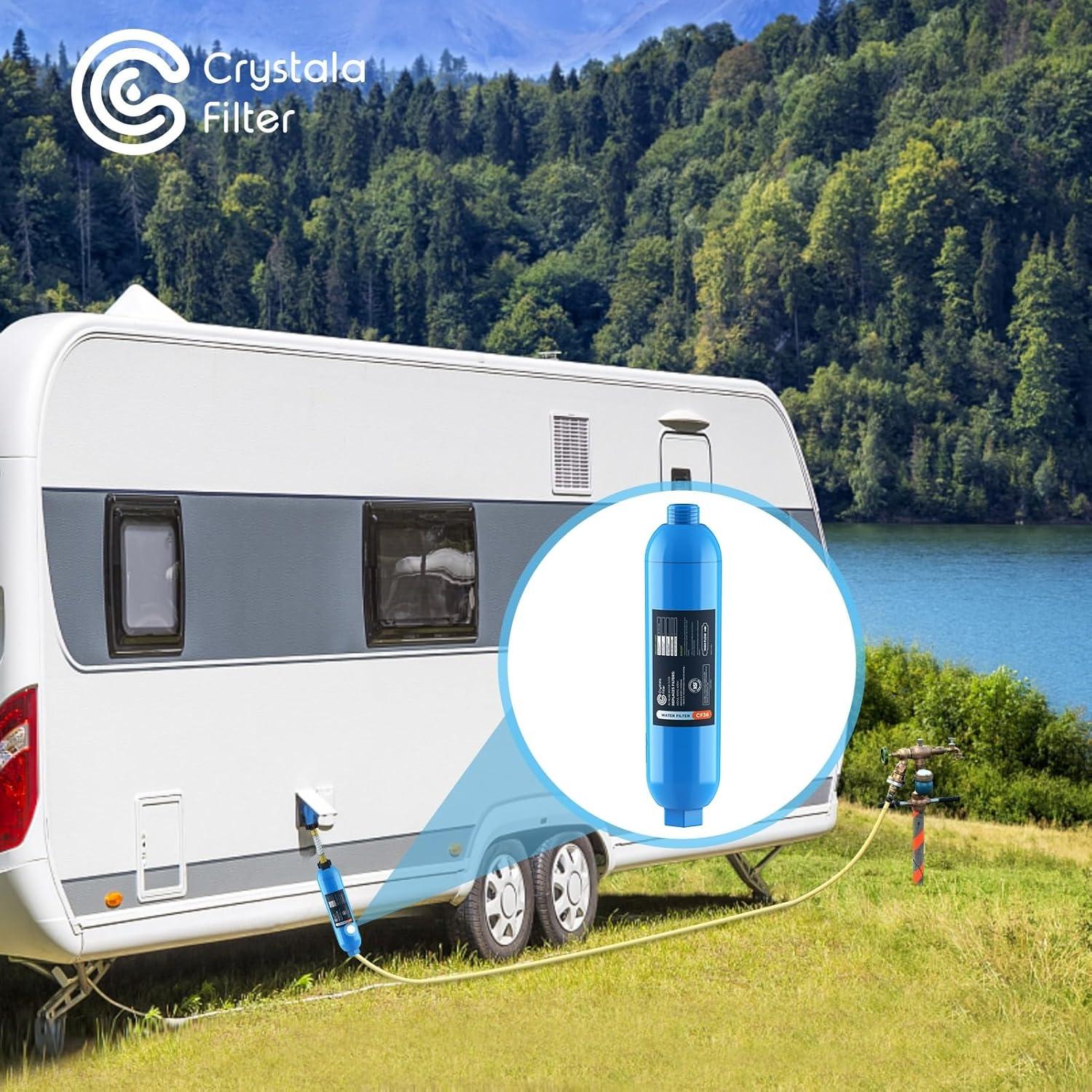Filtro de Agua Crystala para RV y Camper - 1 Cuenta