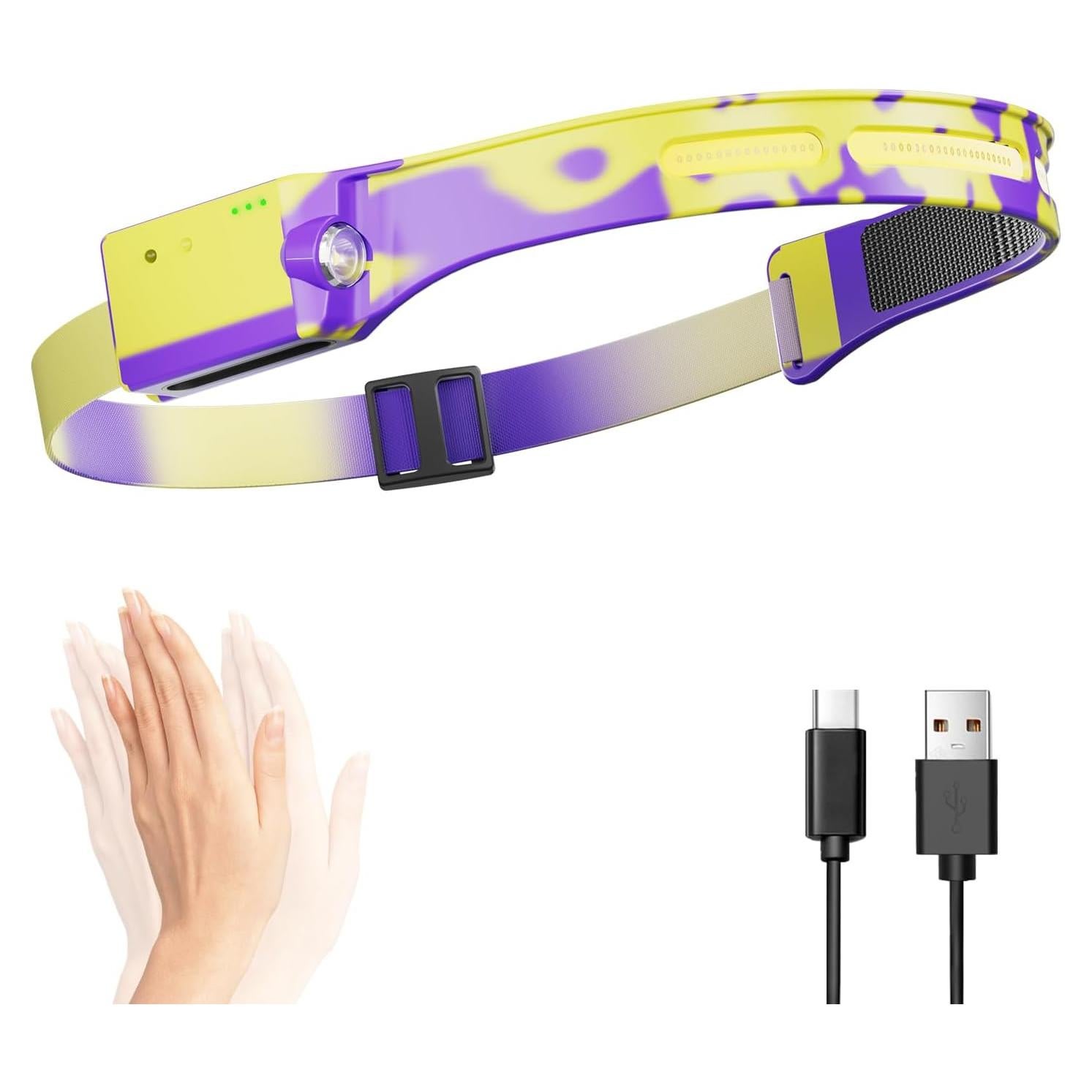 Linterna Frontal LED Daining B47 Recargable USB IPX4 230°