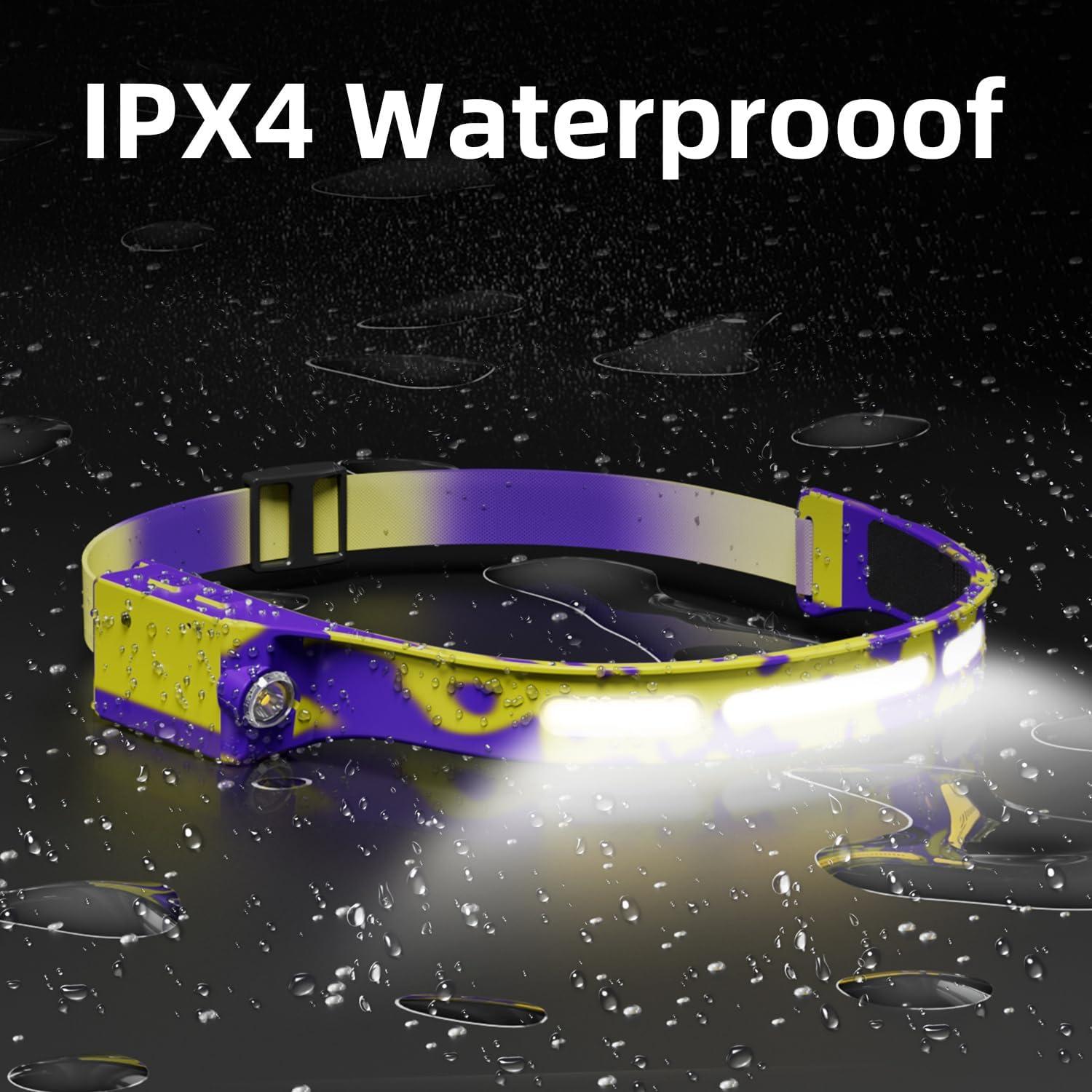 Linterna Frontal LED Daining B47 Recargable USB IPX4 230°