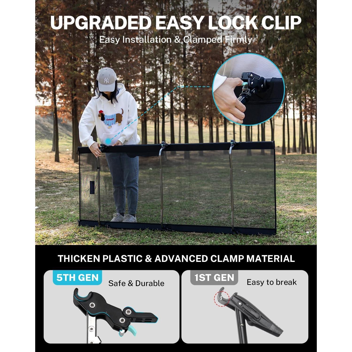 Cama de Camping Gonex Extra Ancha 80x190cm Soporta 158.76kg