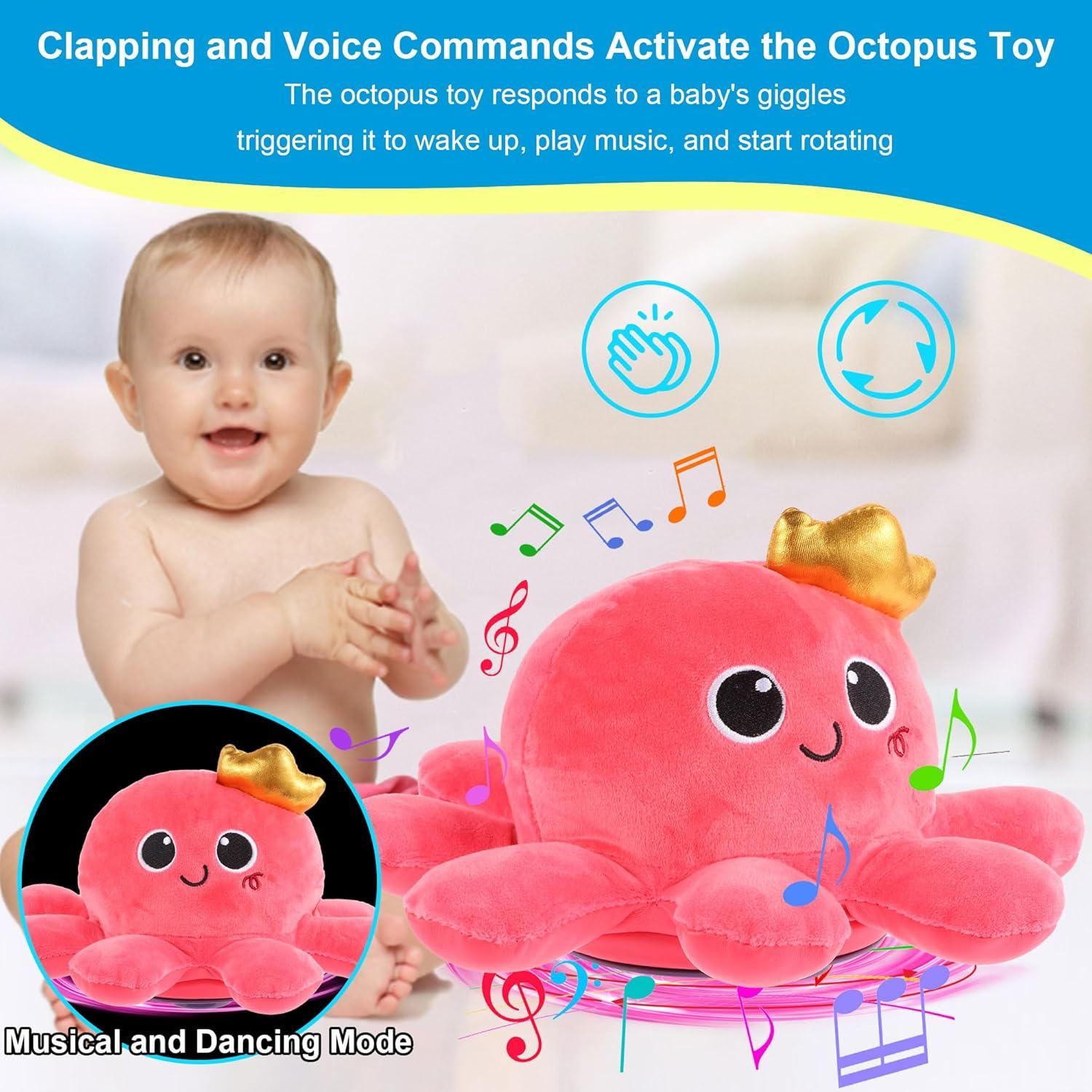 Juguete de Pulpo Kindenwinn con Luz y Música para Niños