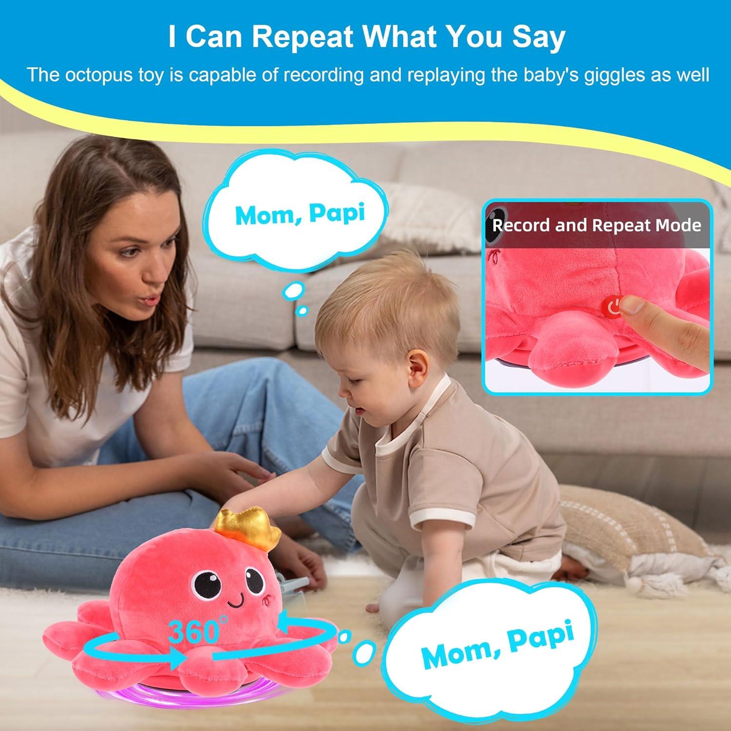 Juguete de Pulpo Kindenwinn con Luz y Música para Niños