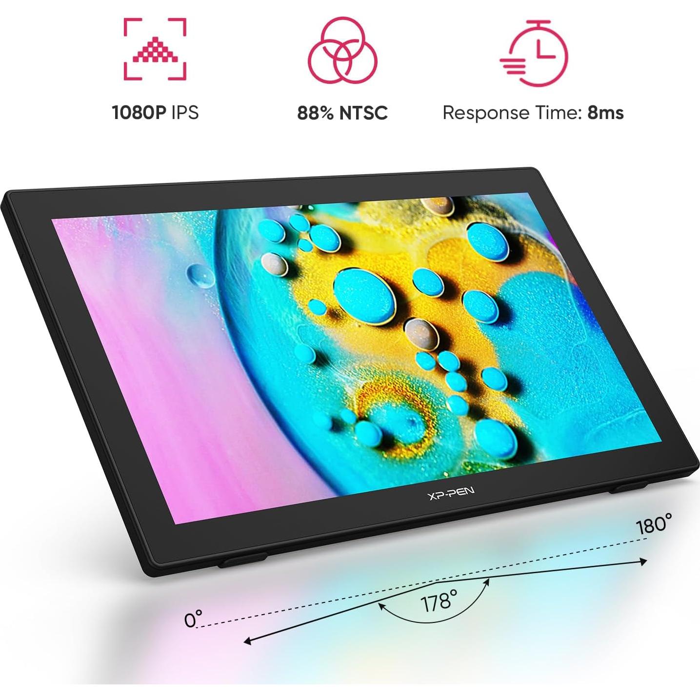 XPPen Tableta Gráfica Artista 22 21.5" IPS 8192 Niveles