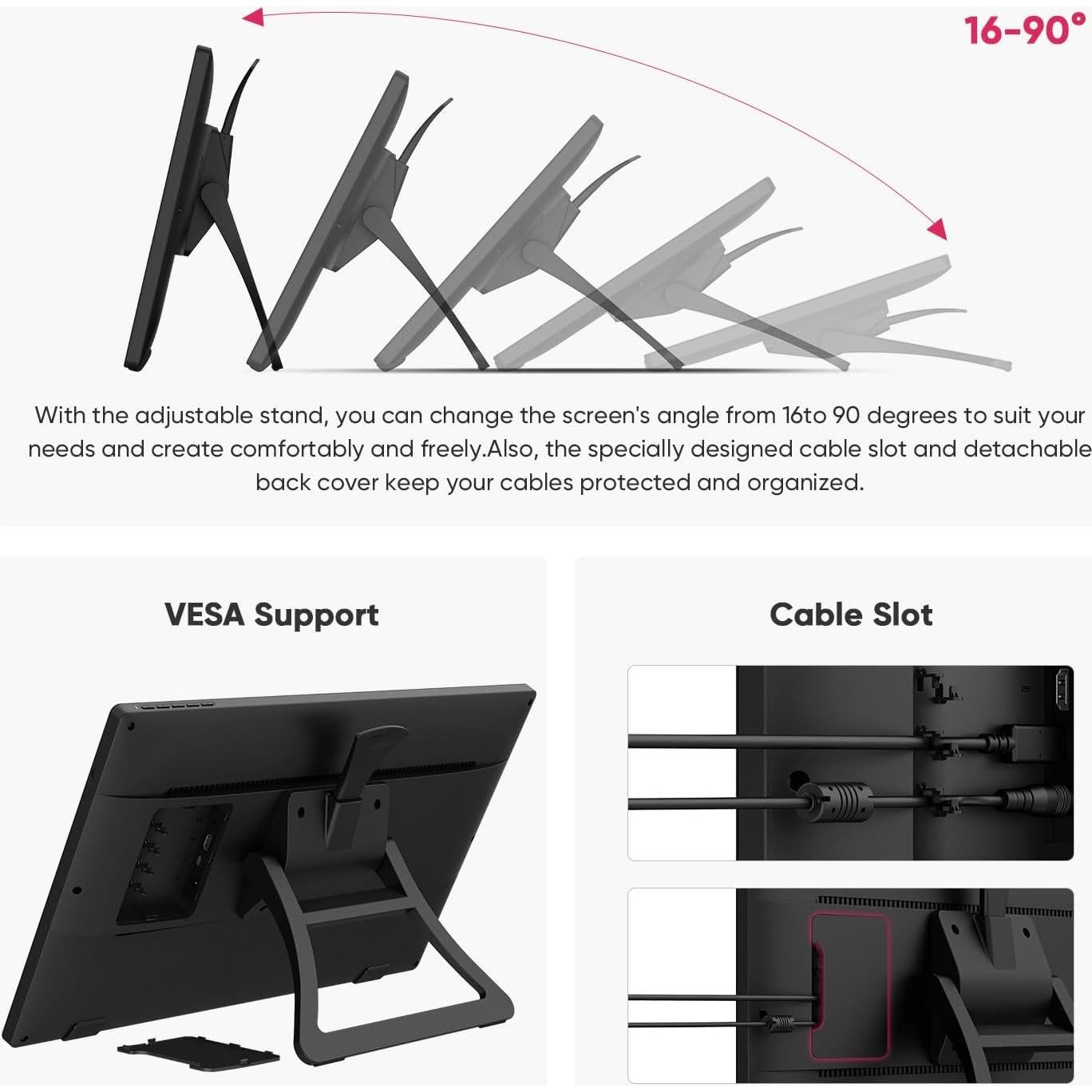 XPPen Tableta Gráfica Artista 22 21.5" IPS 8192 Niveles