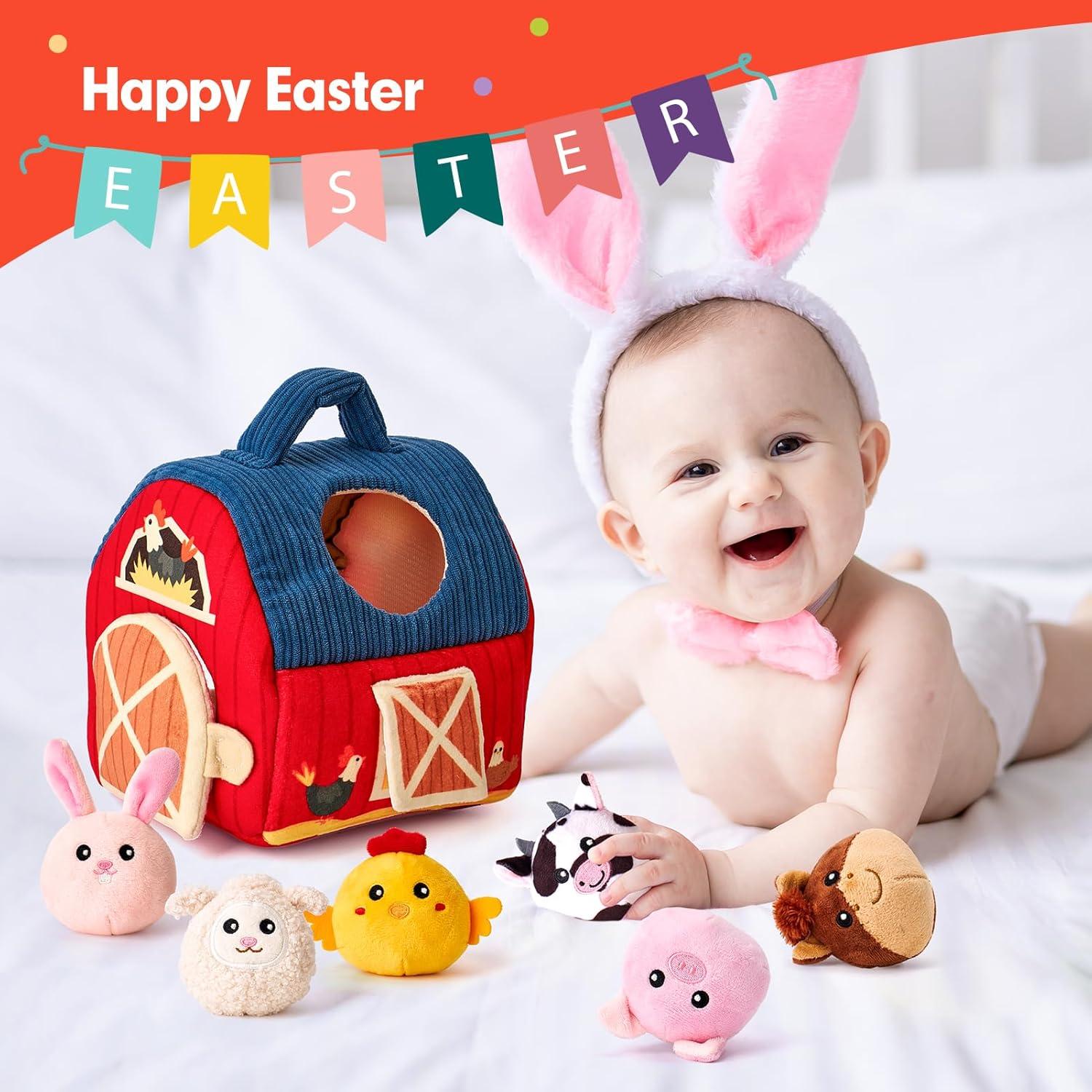 Juguete de Granja Hahaland para Bebés 6-12 Meses