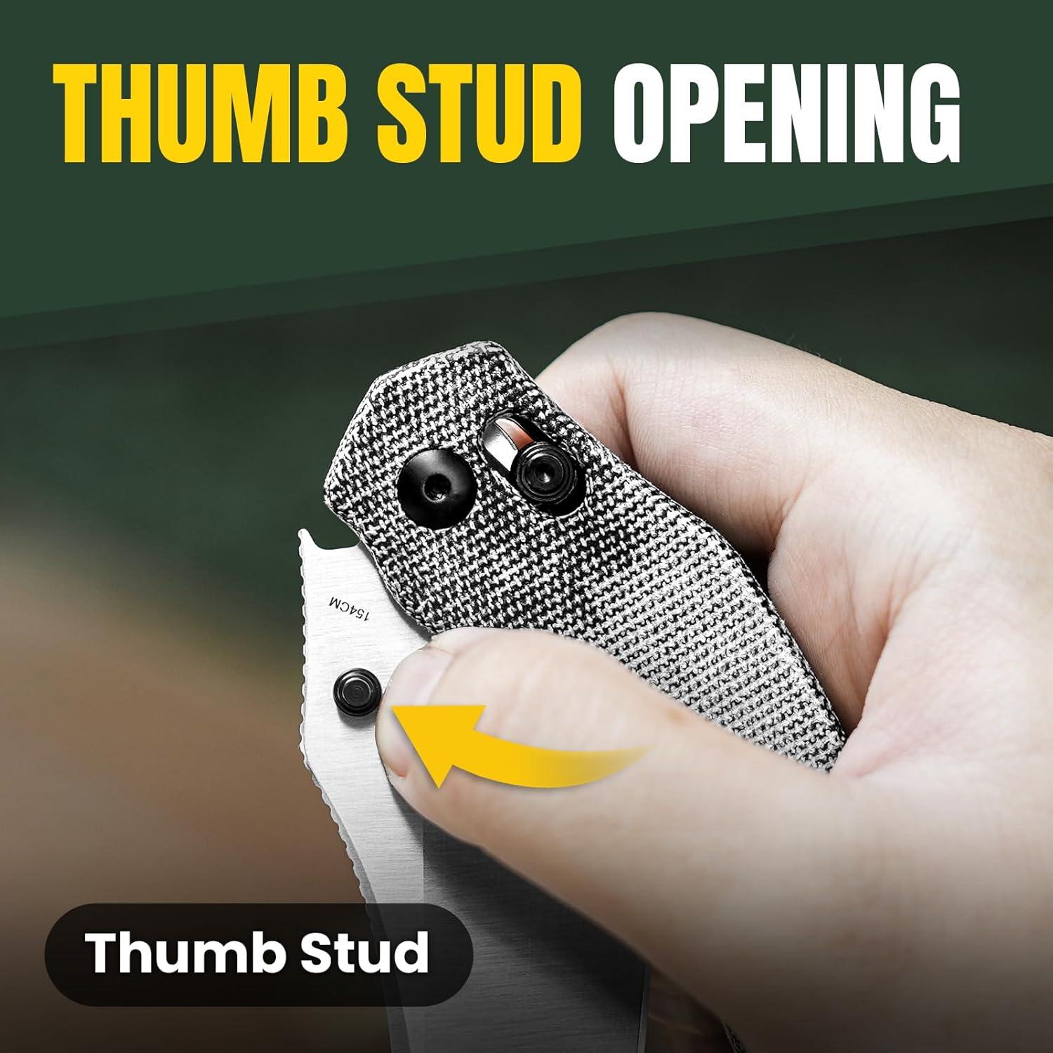 Cuchillo de bolsillo Kizer Bulldog 3" hoja Sheepsfoot EDC