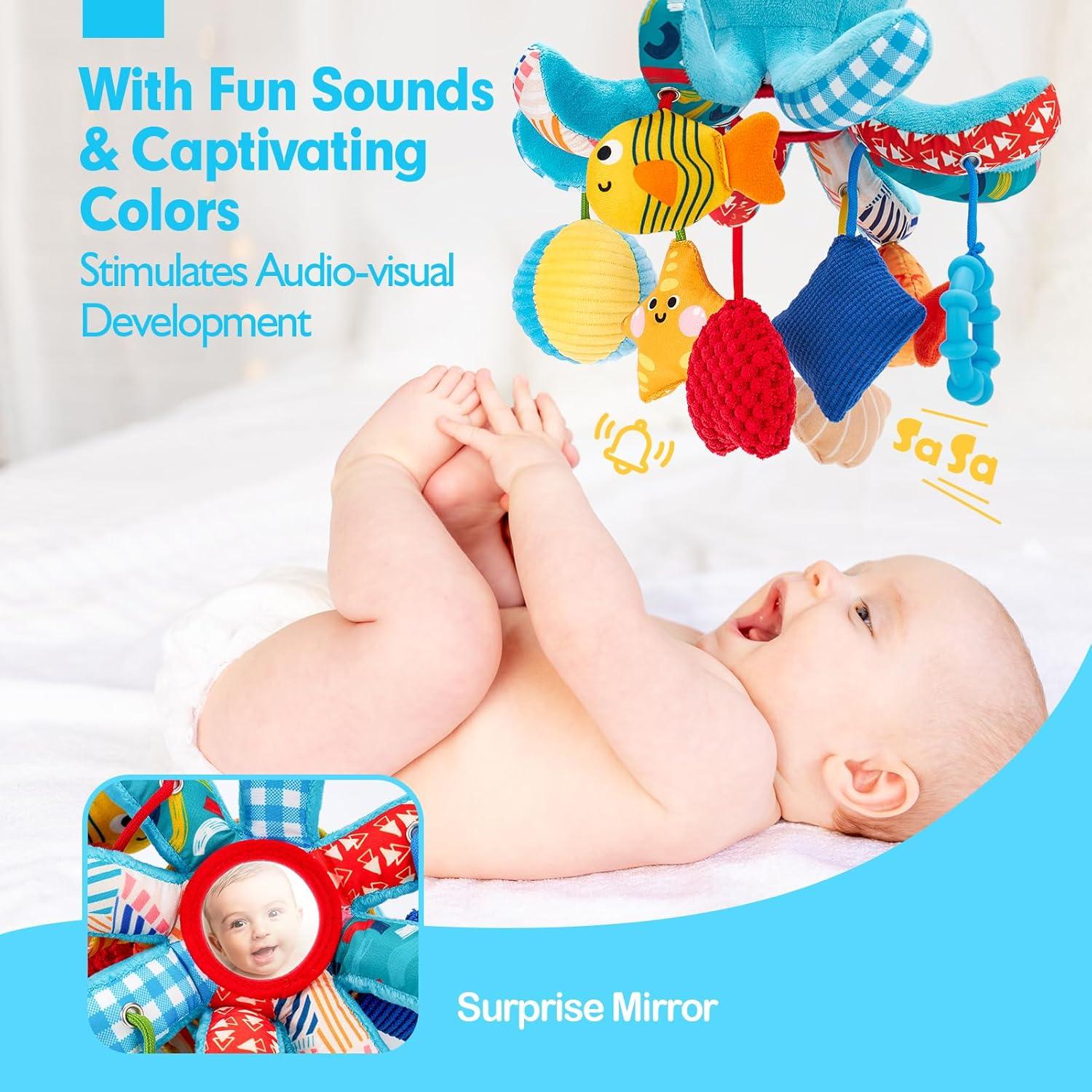 Juguete Sensorial para Bebés Hahaland Octopus 0-6 Meses