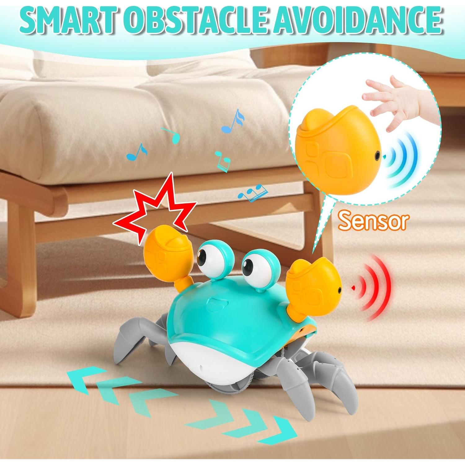 Juguete Cangrejo Gateador Hirger Verde 21.8x10.4 cm