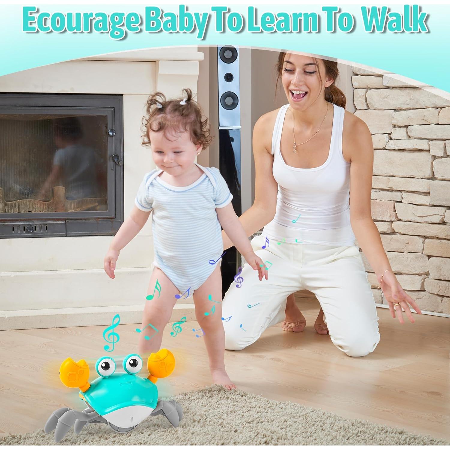 Juguete Cangrejo Gateador Hirger Verde 21.8x10.4 cm