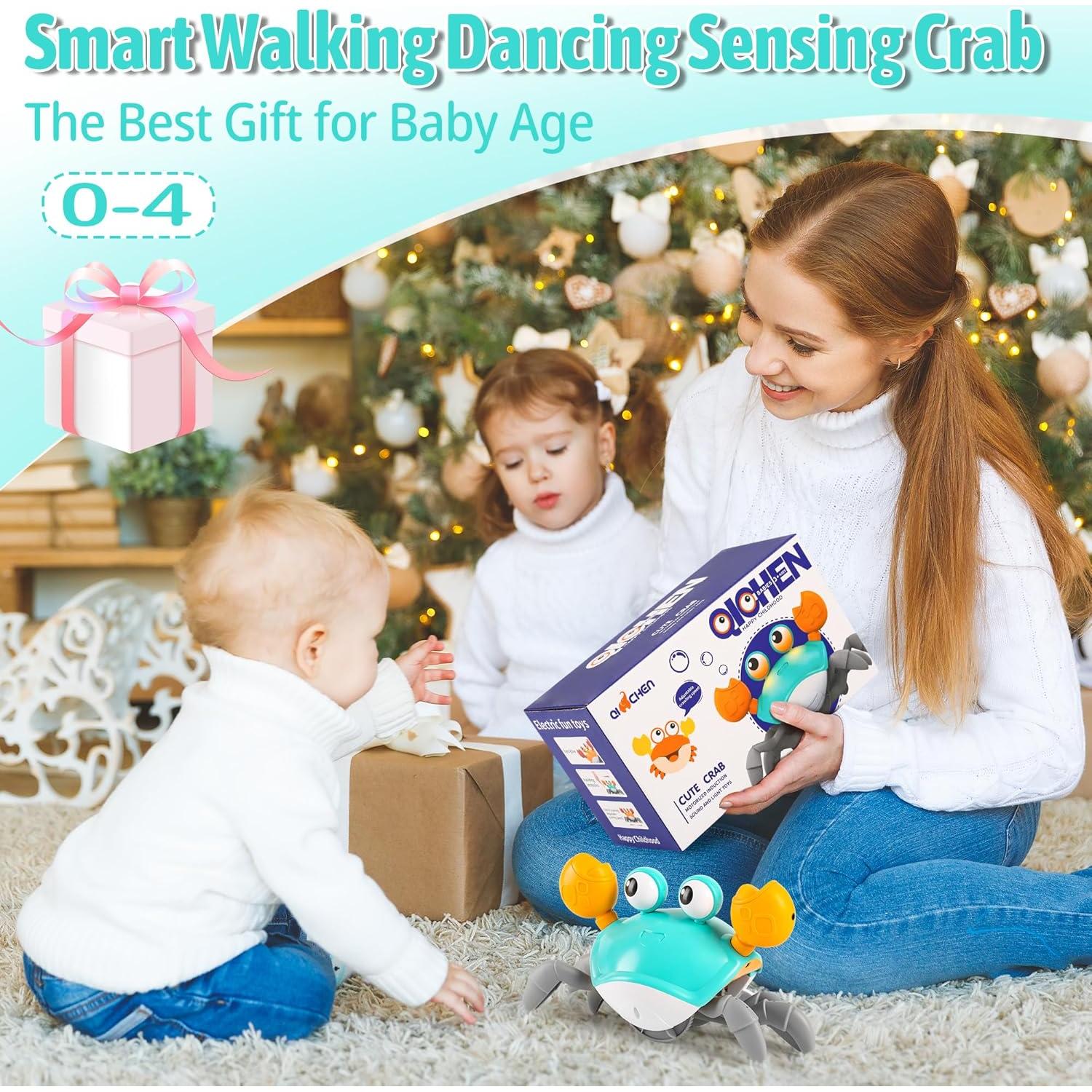 Juguete Cangrejo Gateador Hirger Verde 21.8x10.4 cm