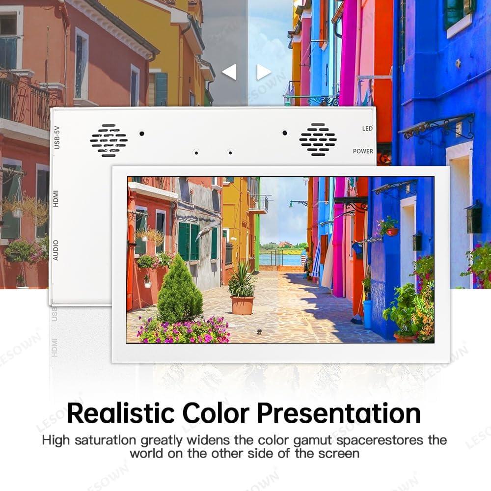 Monitor Portátil LESOWN 7" IPS 1024x600 con Altavoces