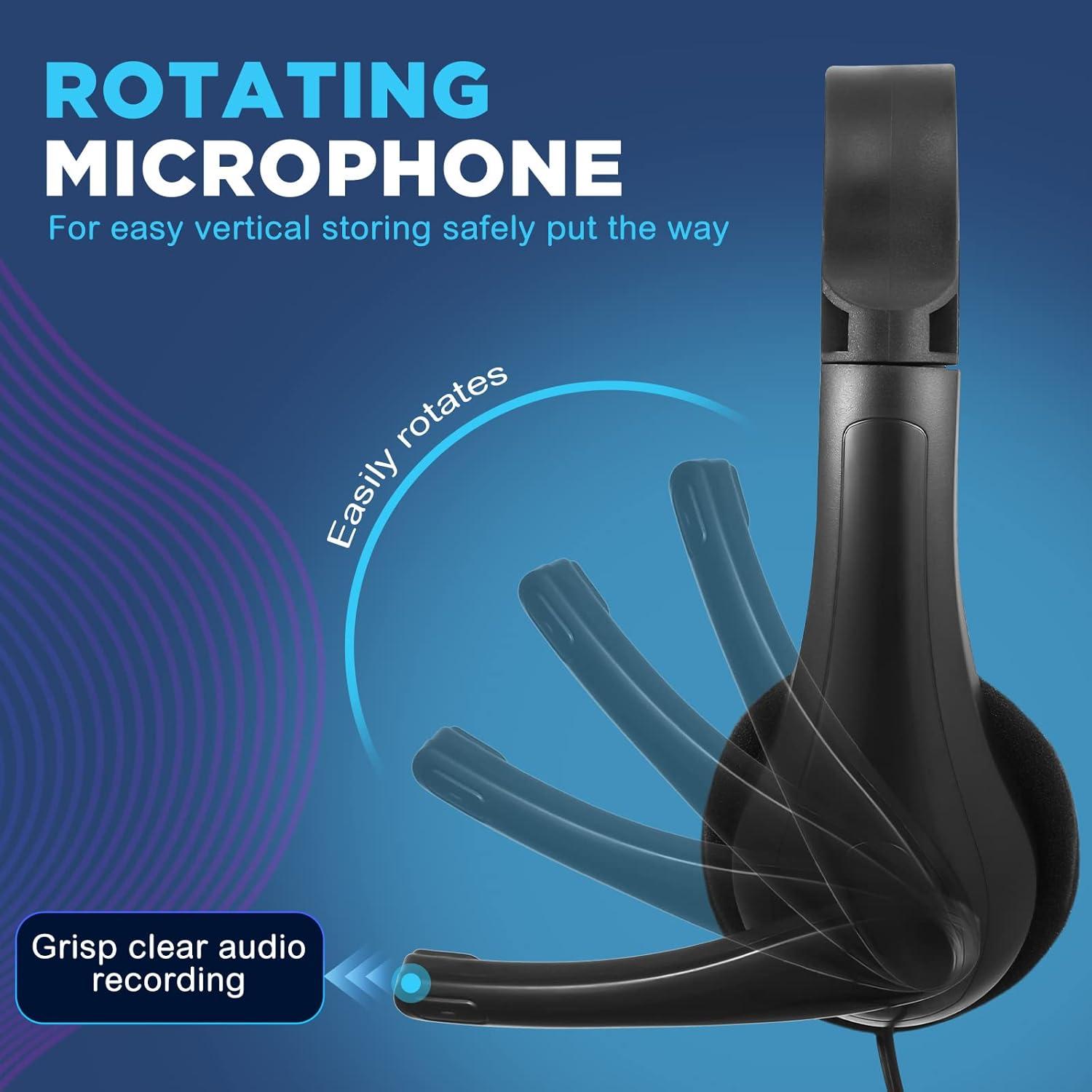 Auriculares con Micrófono Yunsailing IM - 20 Pcs para Aula