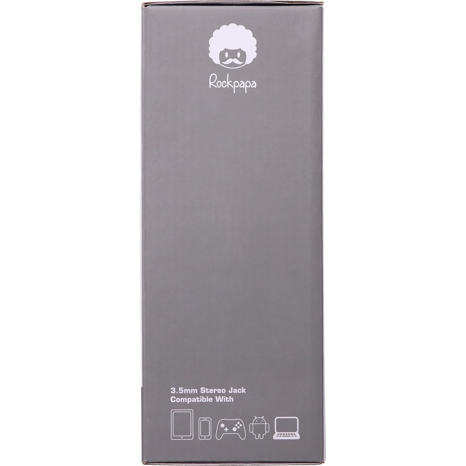 Auriculares Rockpapa Comfort para Niños con Cable 3.5mm Negro