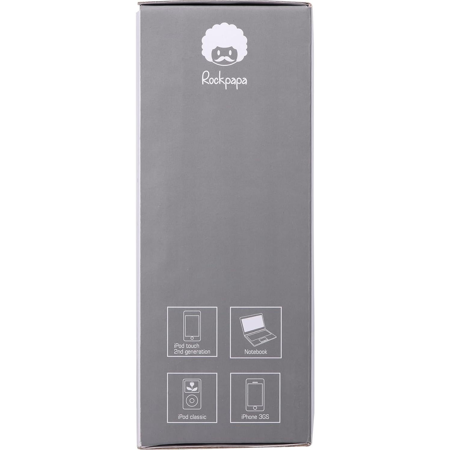 Auriculares Rockpapa Comfort para Niños con Cable 3.5mm Negro