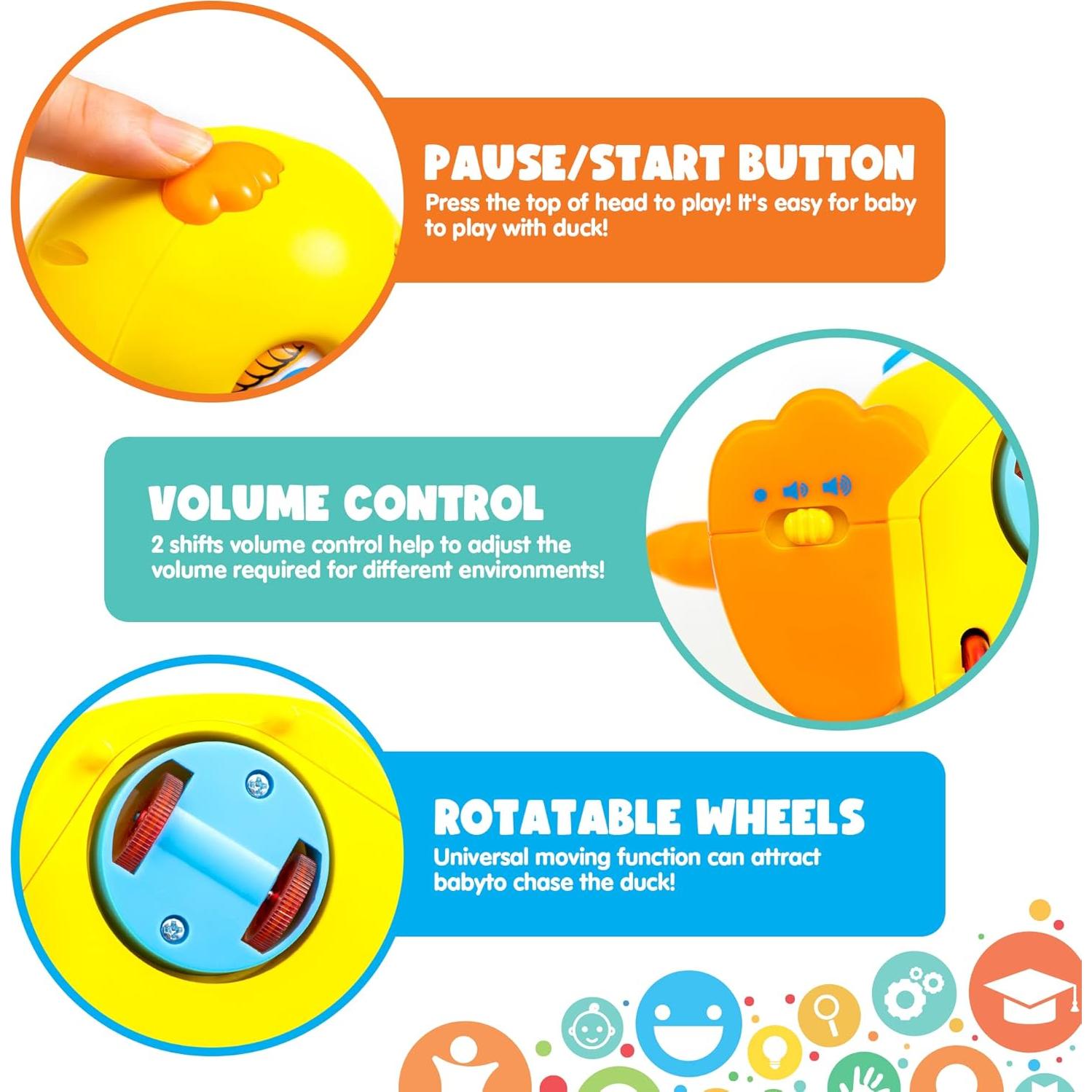 Juguete Musical para Bebé JOYIN Pato Bailarín 18+ Meses