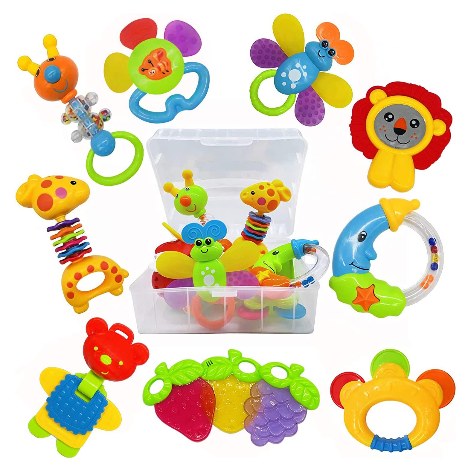 Set de Juguetes para Bebés 0-6 Meses SUNLIKE 11 Piezas