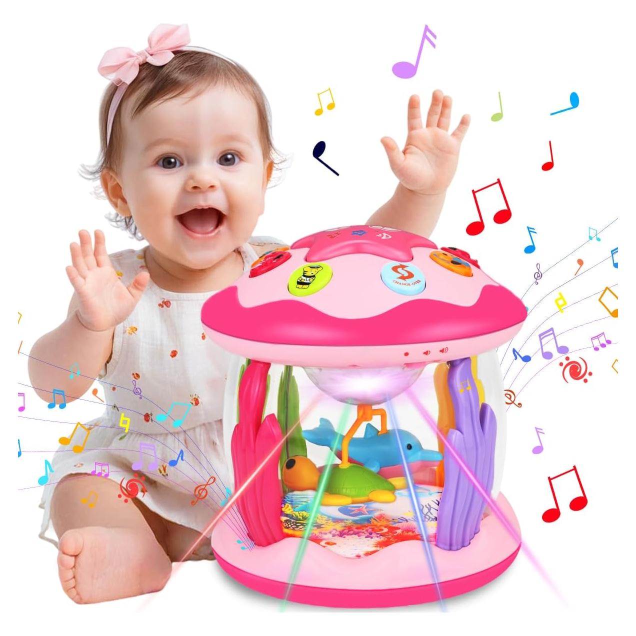 Juguete Musical Hapyland para Bebés 6-12 Meses Rosa