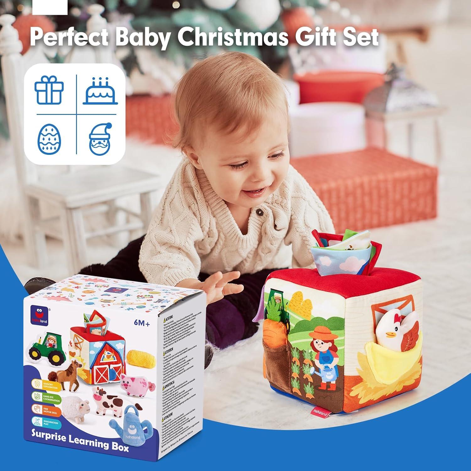 Juguetes para Bebés Hahaland 6-12 Meses 13 PCS Sensoriales