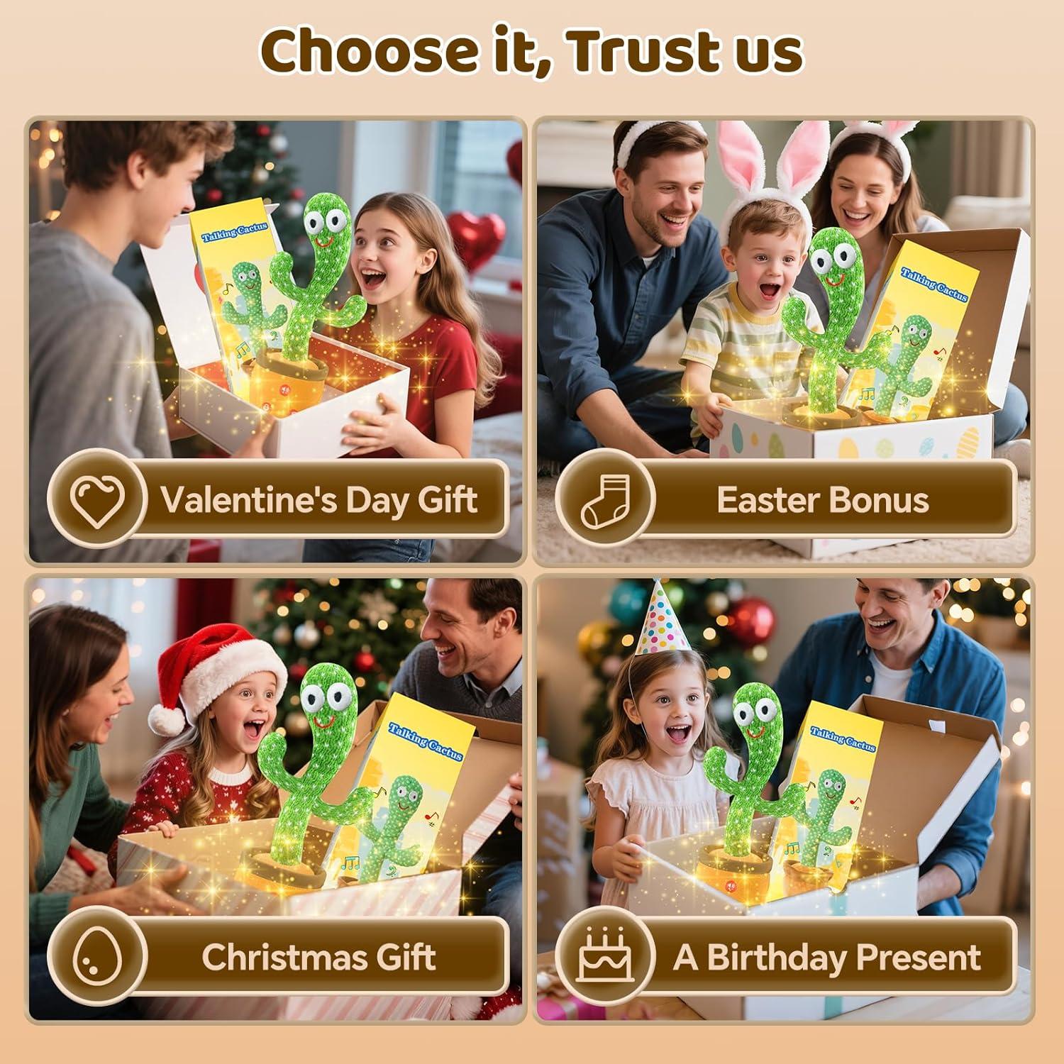 Juguete Cactus Hablante SANJOIN - Volumen Ajustable