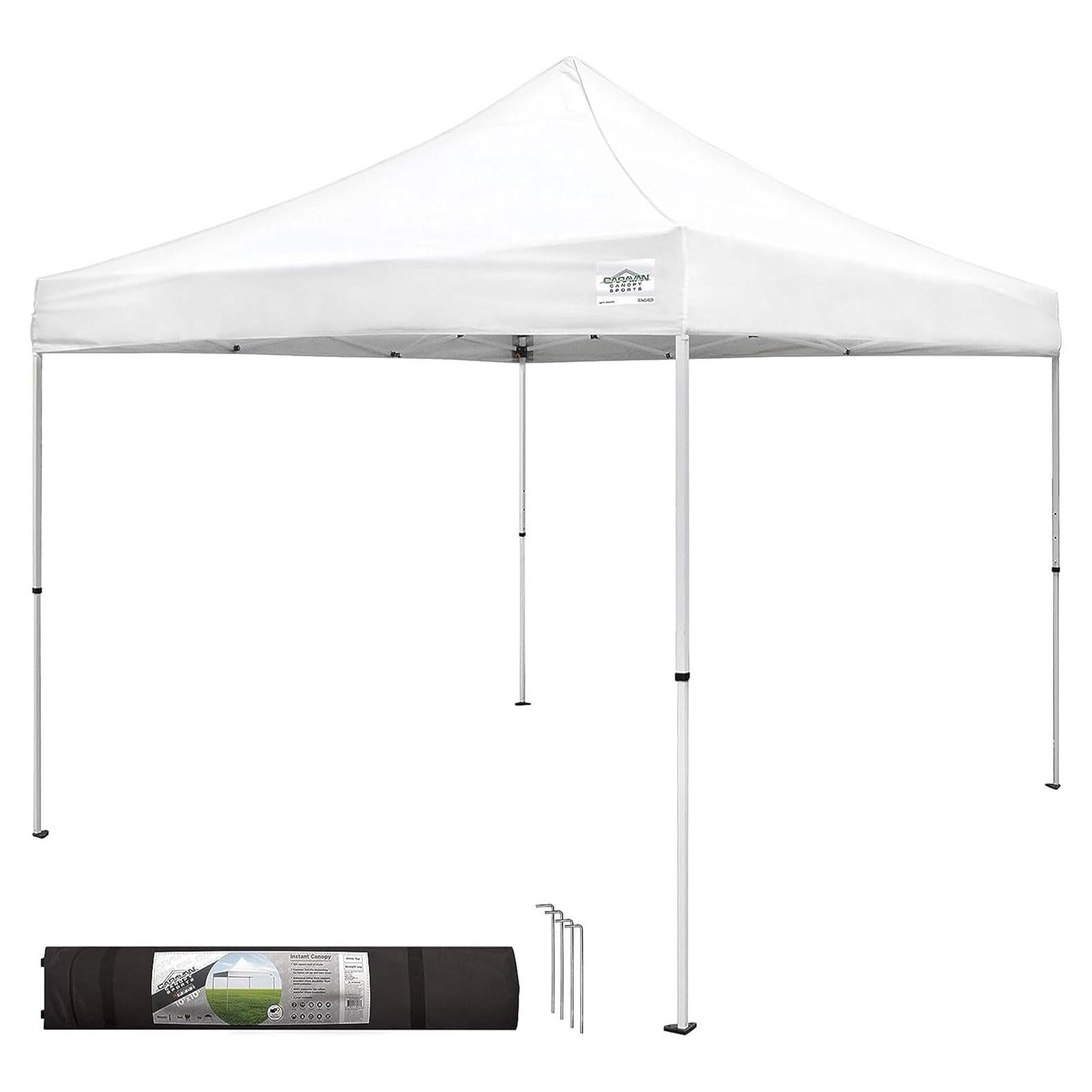 Carpa Plegable Pro 3x3m Caravan Canopy Blanca Resistente UV