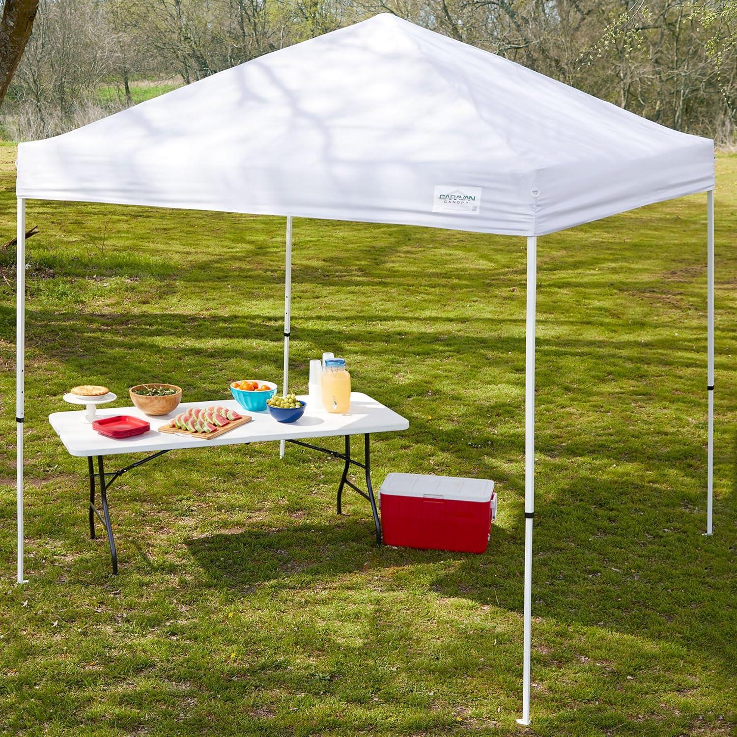 Carpa Plegable Pro 3x3m Caravan Canopy Blanca Resistente UV