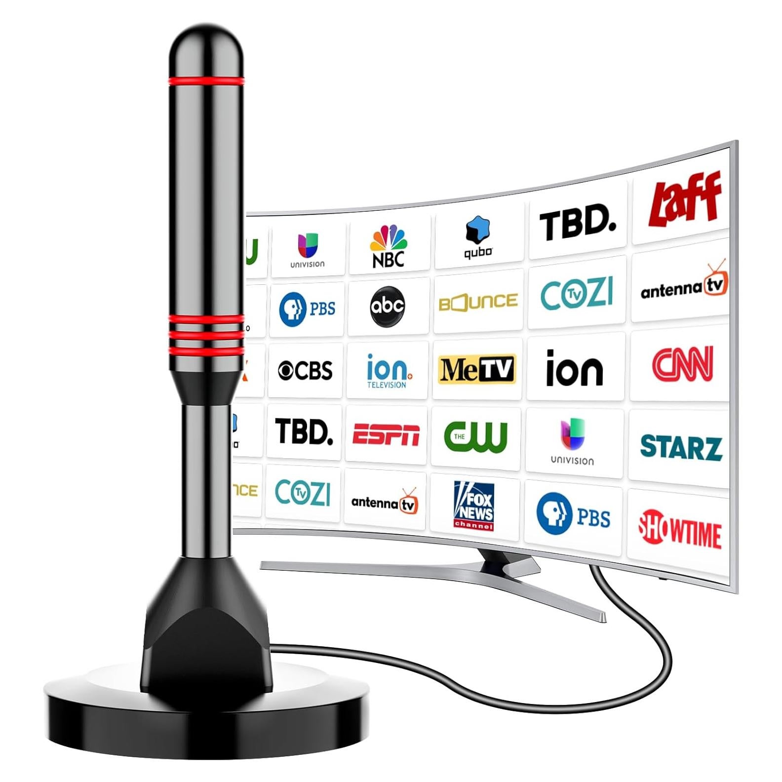 Antena Digital HDTV Interior ApexWaveTV 14cm Recepción 360°