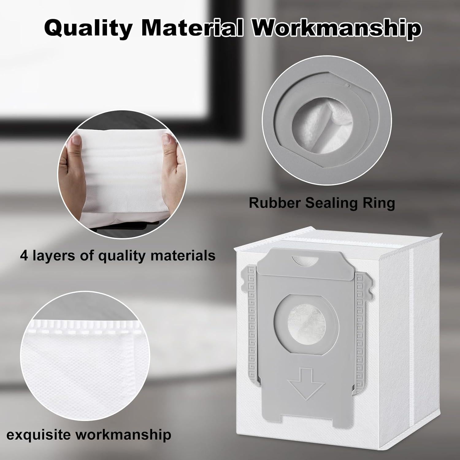 Bolsas de Repuesto VBN 18 Paquete para iRobot Roomba i/j Series