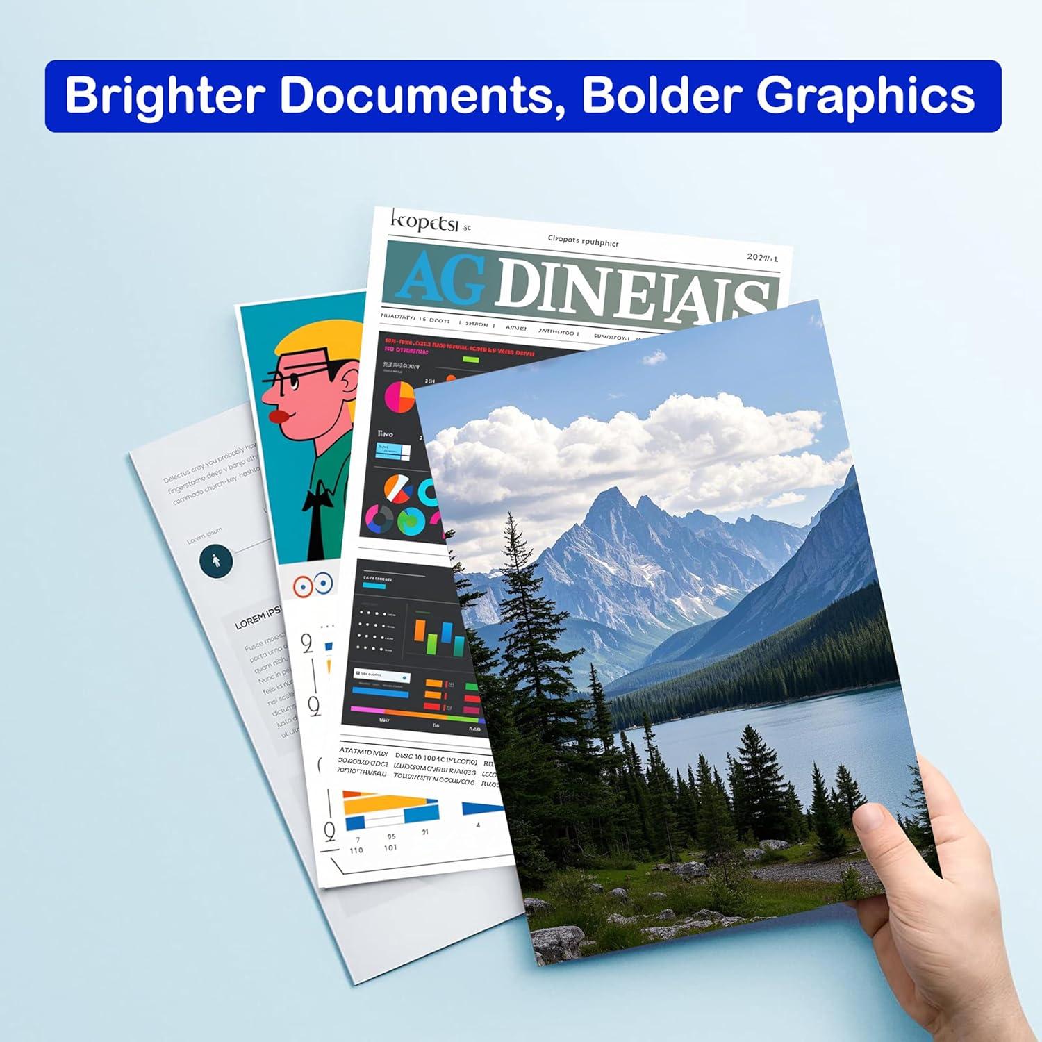 Cartuchos de Tinta Mulakn LC401XL para Brother - 4PK (Negro, Cian, Magenta, Amarillo)