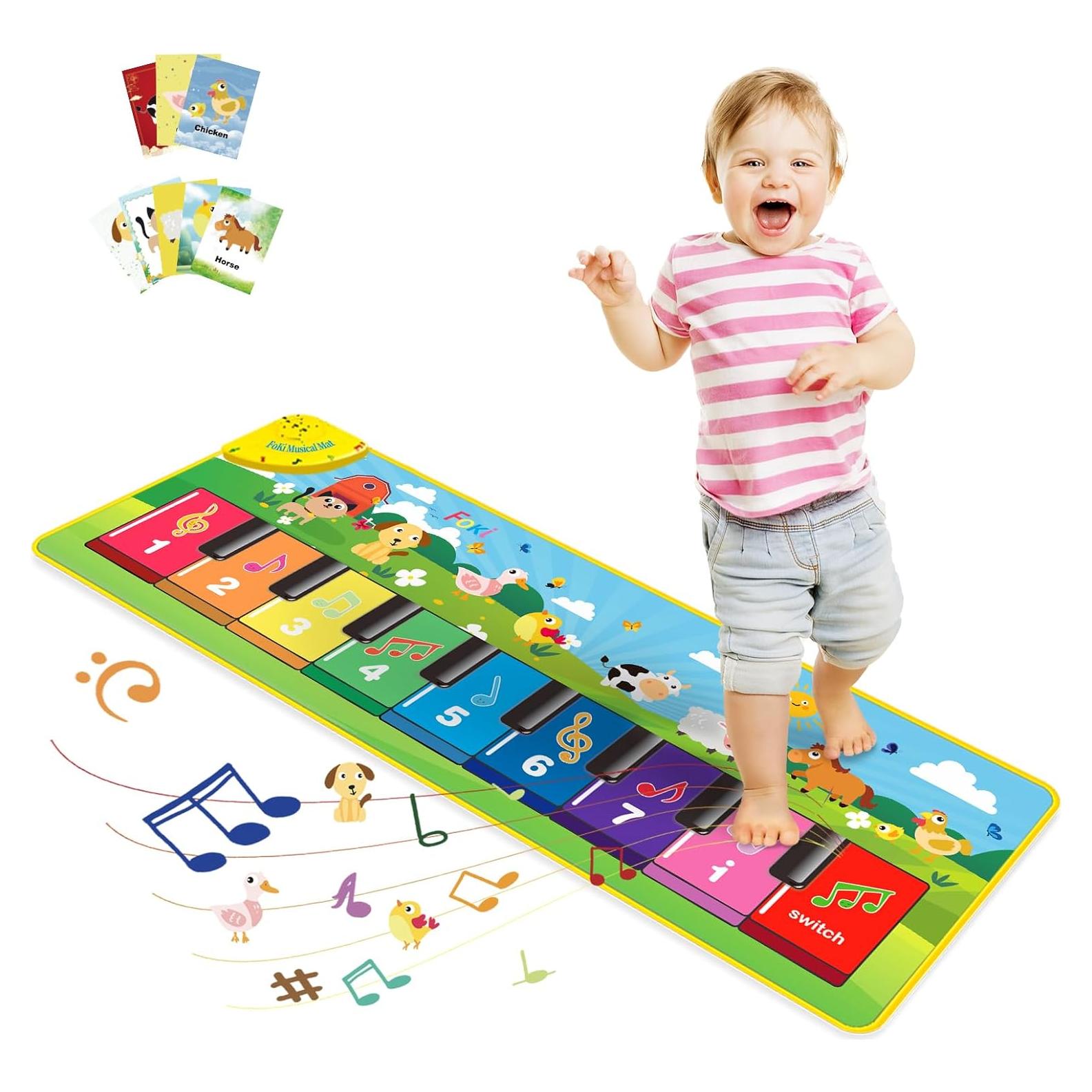 Alfombra de Piano Foki para Niños 0-5 Años 99.8x35.8cm