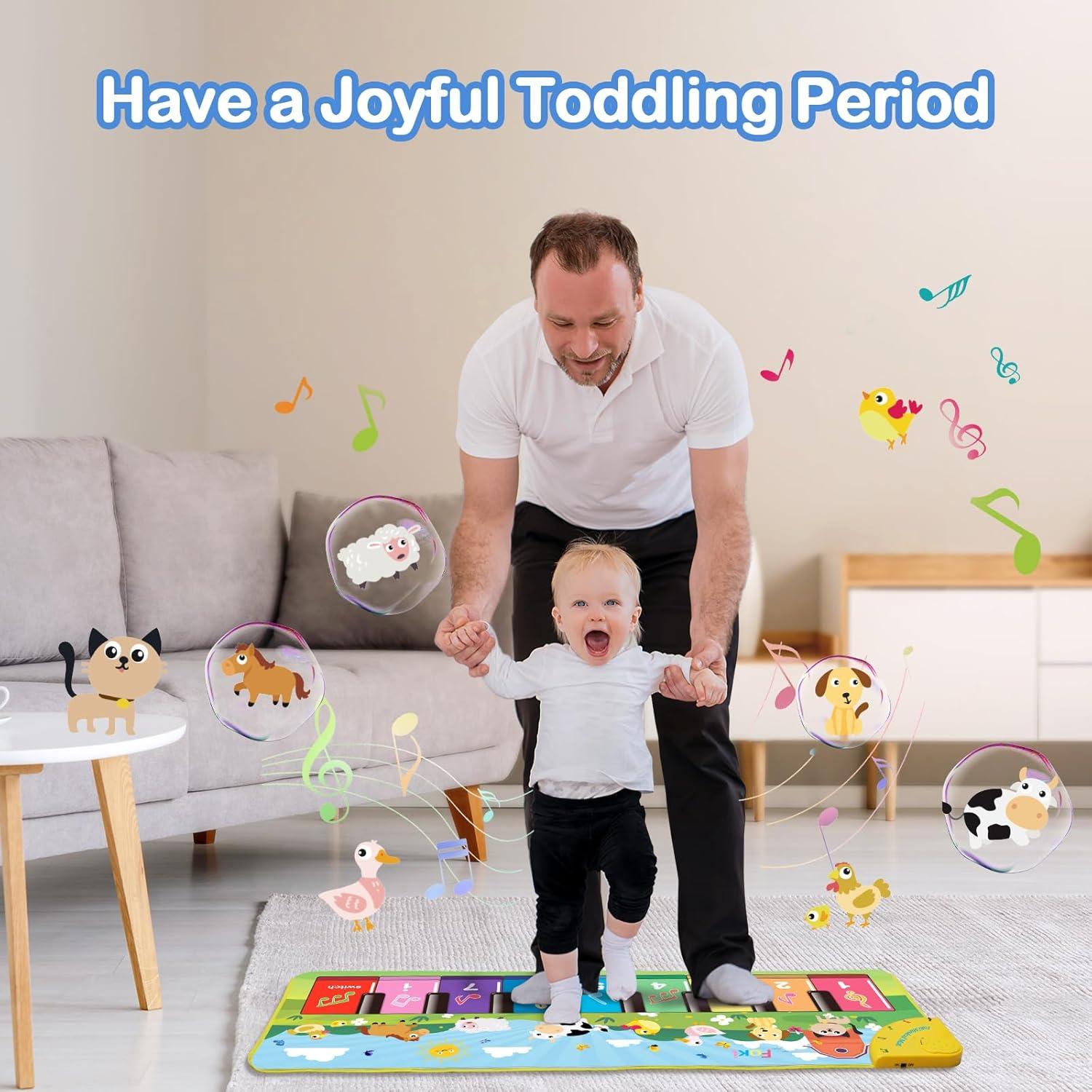 Alfombra de Piano Foki para Niños 0-5 Años 99.8x35.8cm