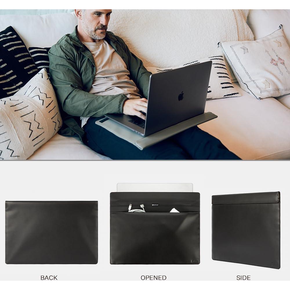 Bolsa Faraday Silent Pocket Cuero Negro 13" Protección Signal