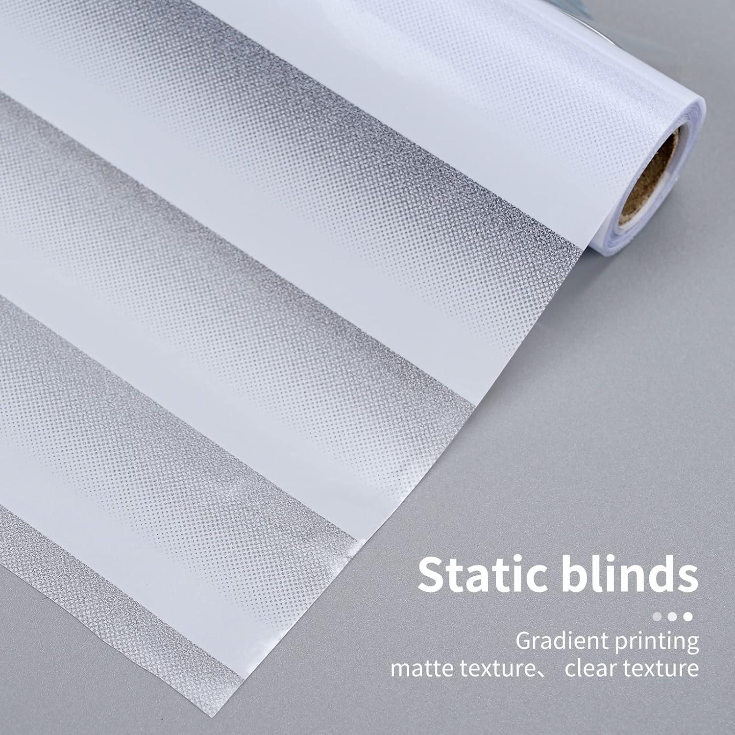 Película de Privacidad para Ventanas DERZGAO 44.5x199.8cm Anti UV