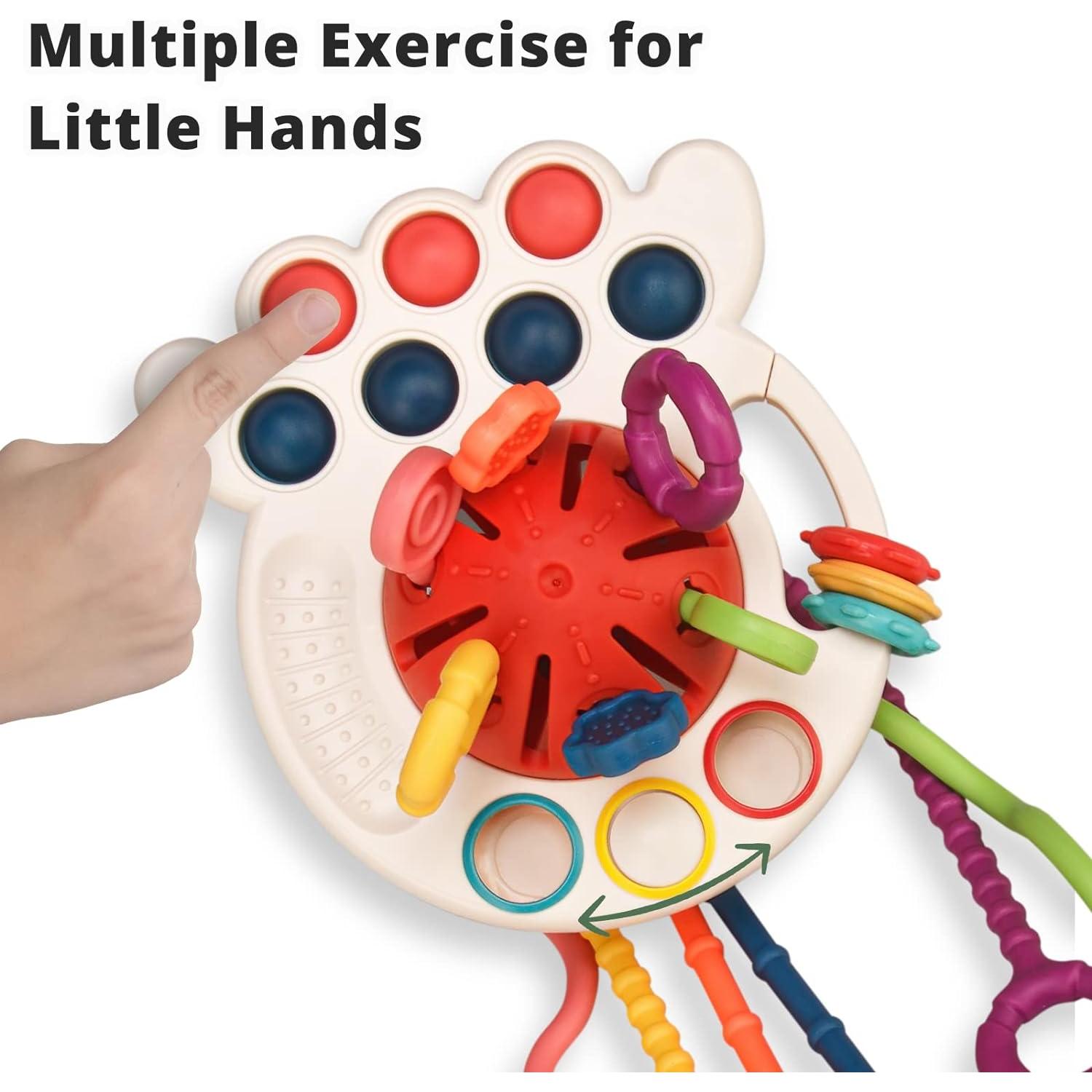 Juguete Sensorial Montessori Tiyol Pulpo 11.99x13.49cm