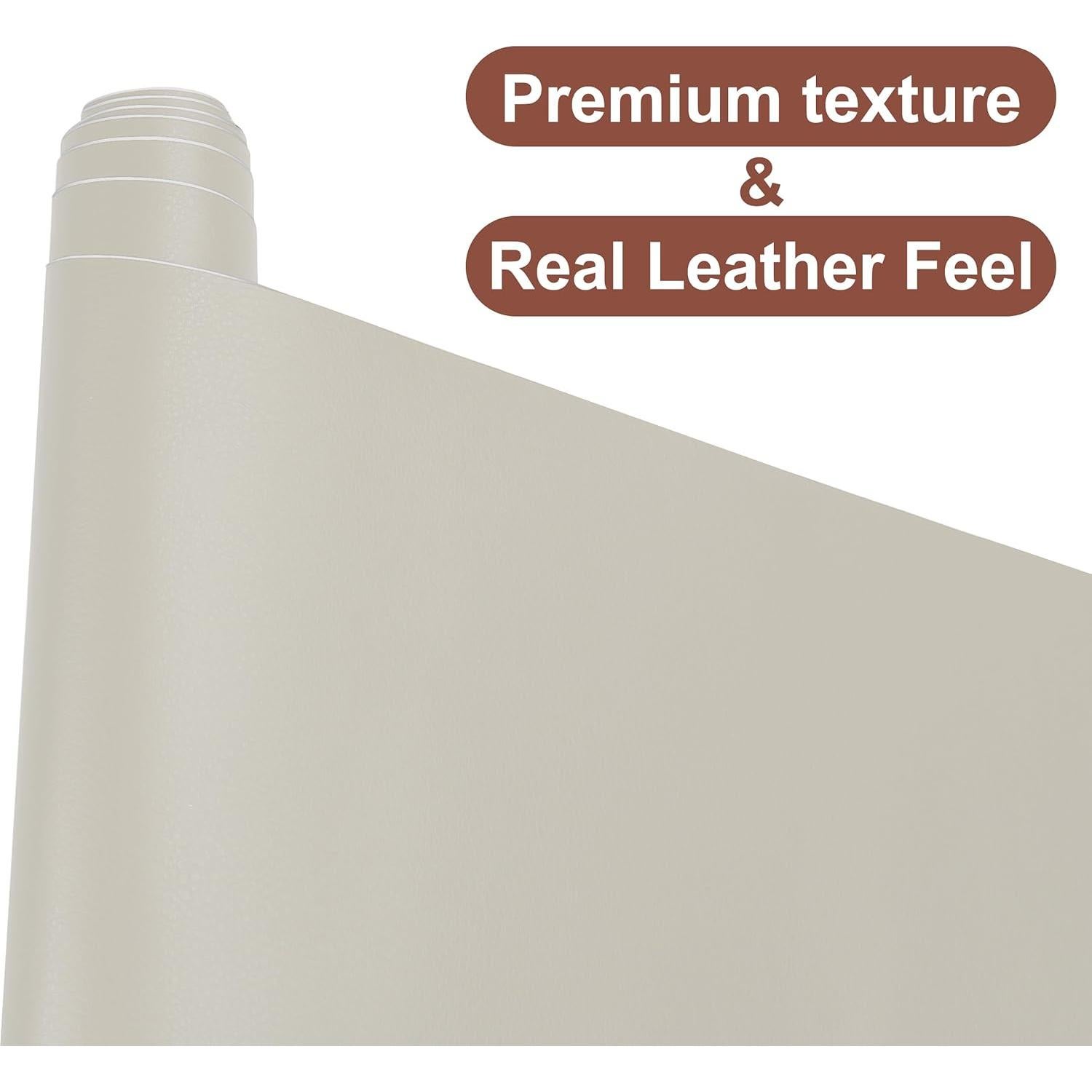 Parche de Reparación de Cuero AVEUO 8.89x152.4 cm Beige