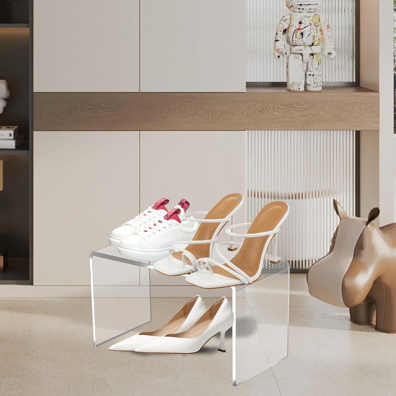 Soporte Acrílico de Exhibición Jusalpha 30.48cm para Joyería y Coleccionables