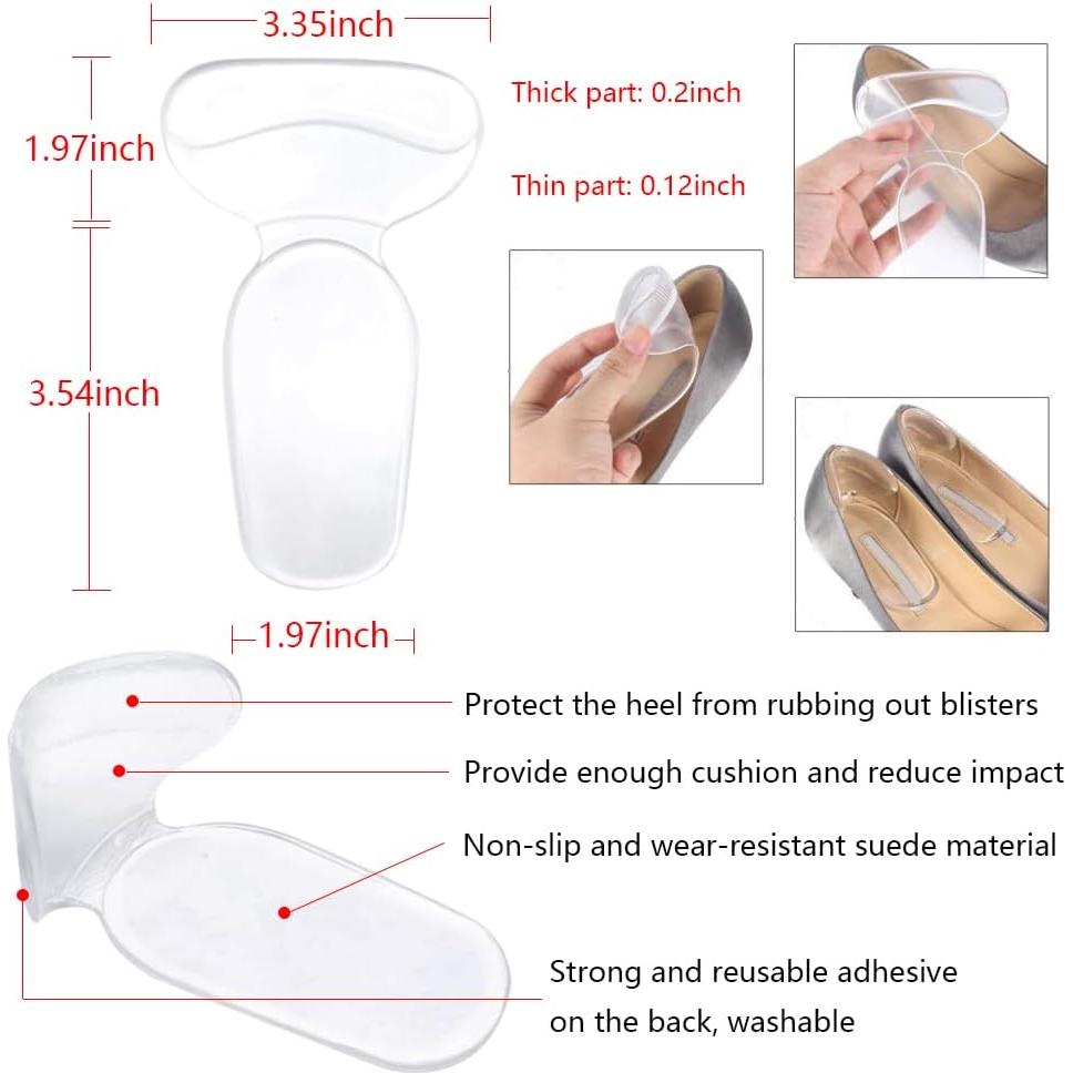 16 Piezas Almohadillas de Gel Zioiaoro para Zapatos Sueltos