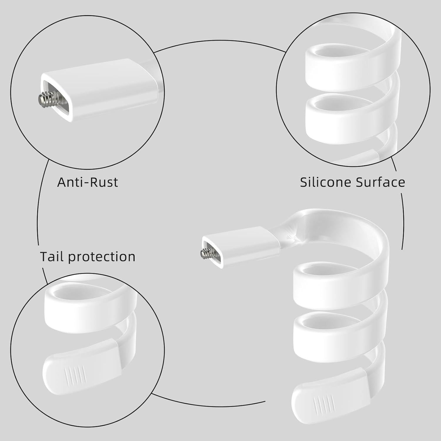 Soporte Giratorio Flexible para Cámara Arlo Pro 2/3/Ultra - Blanco