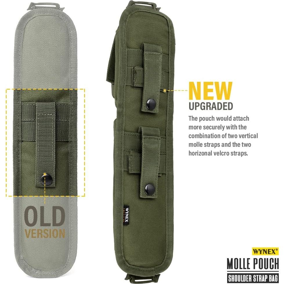 Bolsa Táctica Molle WYNEX Verde Militar para Mochila