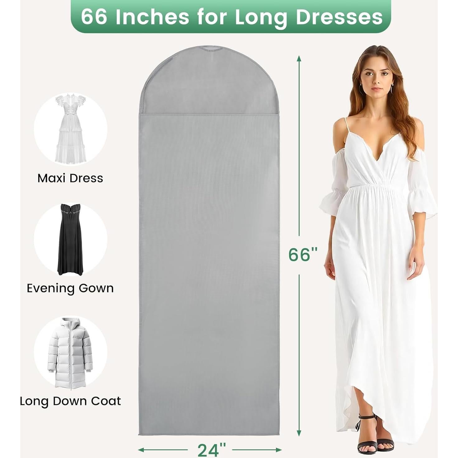 Bolsa de Prendas Larga Carbrea 167.64 cm con Cremallera